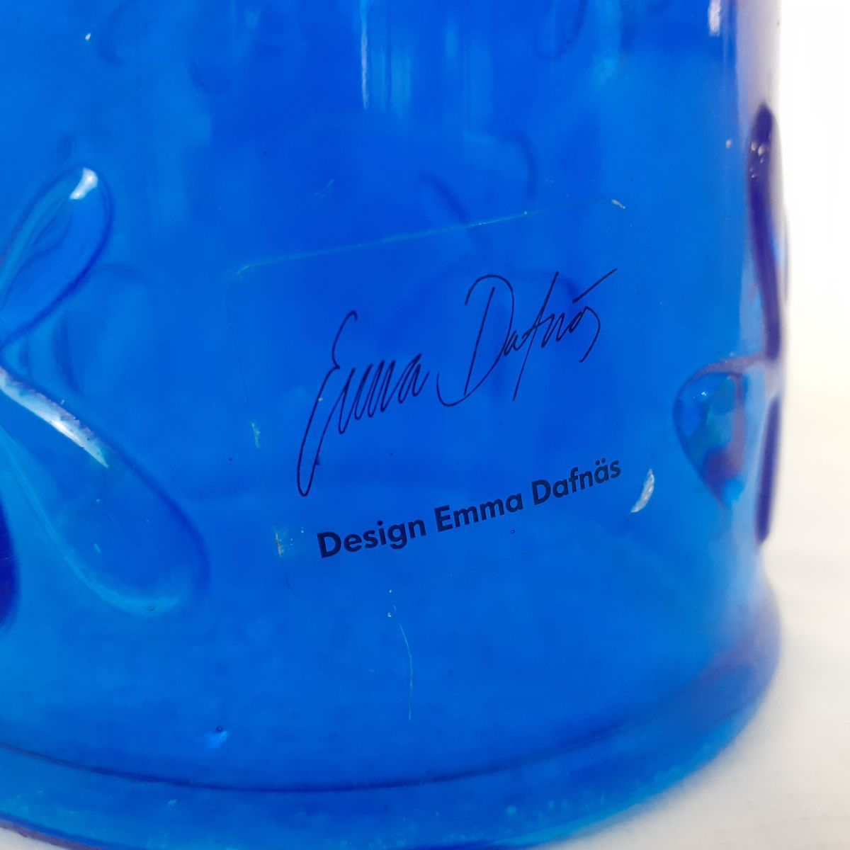 Voir photo 2 de Vase Bouteille - Ikea - Bleu cobalt - Design Emma Dafnas Vase Bouteille - Ikea - Bleu cobalt - Design Emma Dafnas Très bon état reconditionné photo 2