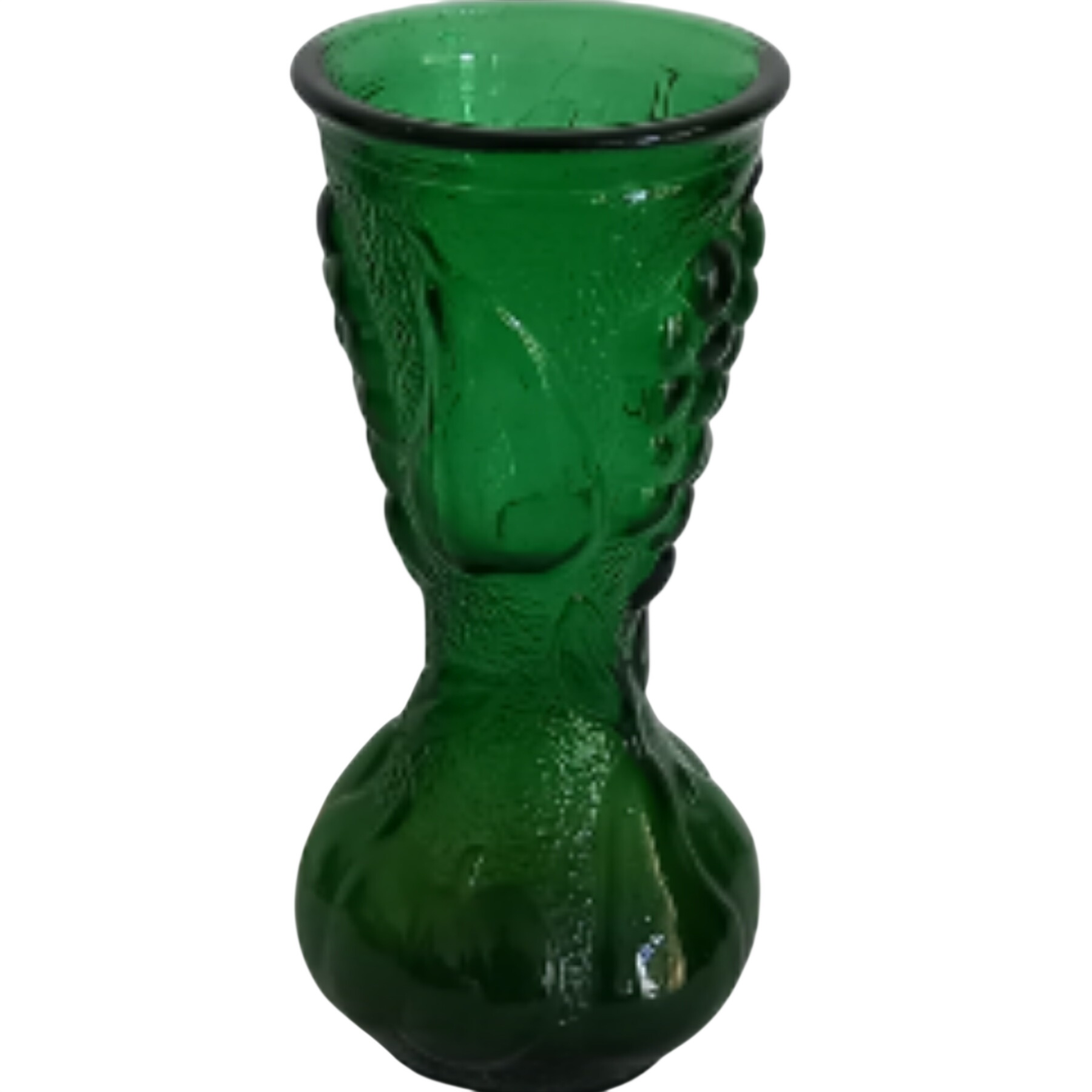Vase empoli Italie . Verre décor avec 3 fruits. Bon état - 15,00 € Vase empoli Italie . Verre décor avec 3 fruits. Bon état reconditionné disponible sur Label Emmaüs