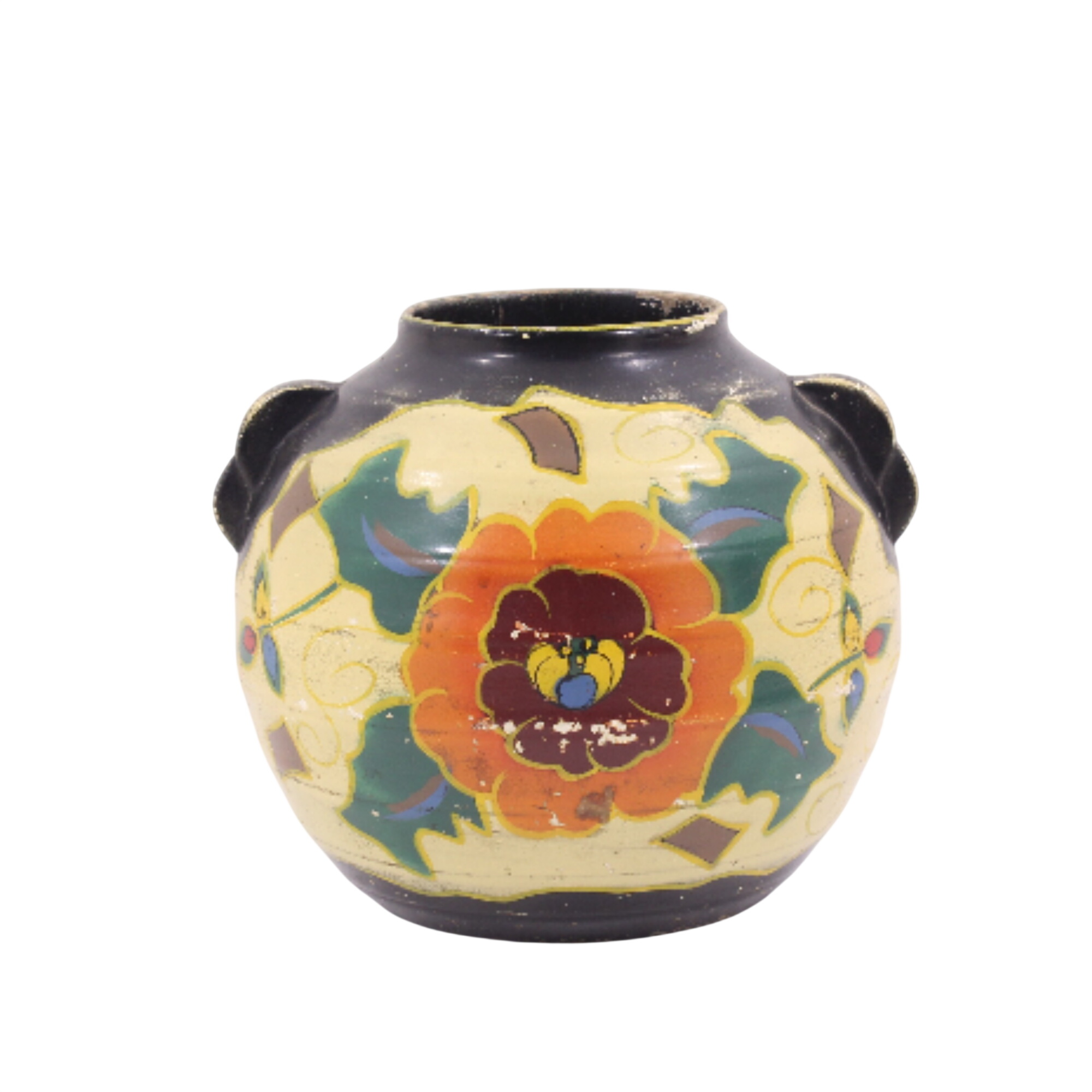 Vase en céramique / Peint à la main — D'après atelier Brentleigh Ware Ryland Bon état - 48,00 € Vase en céramique / Peint à la main — D'après atelier Brentleigh Ware Ryland Bon état reconditionné disponible sur Label Emmaüs