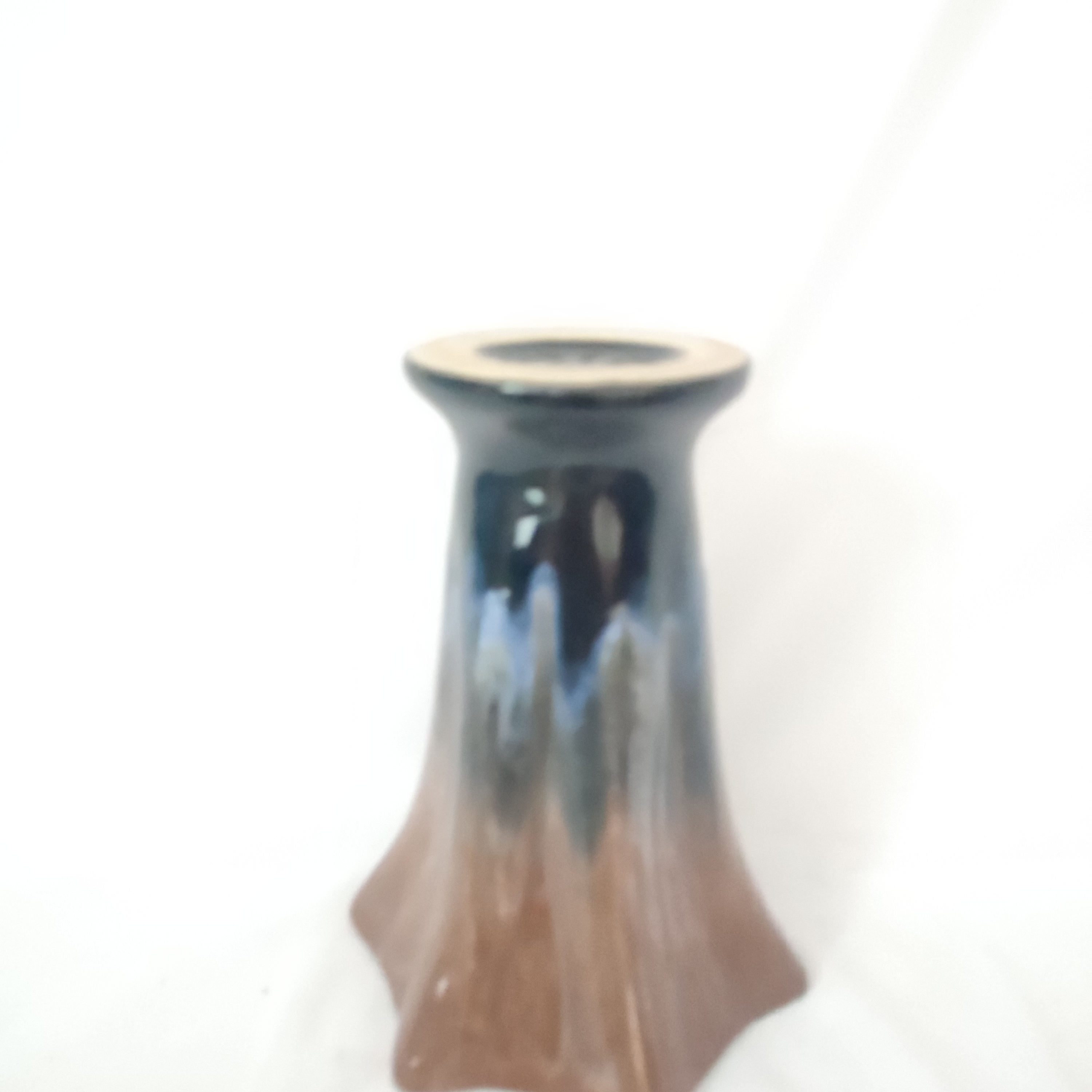 Voir photo 5 de Vase en Faïence Polychrome Vintage Vase en Faïence Polychrome Vintage Bon état reconditionné photo 5
