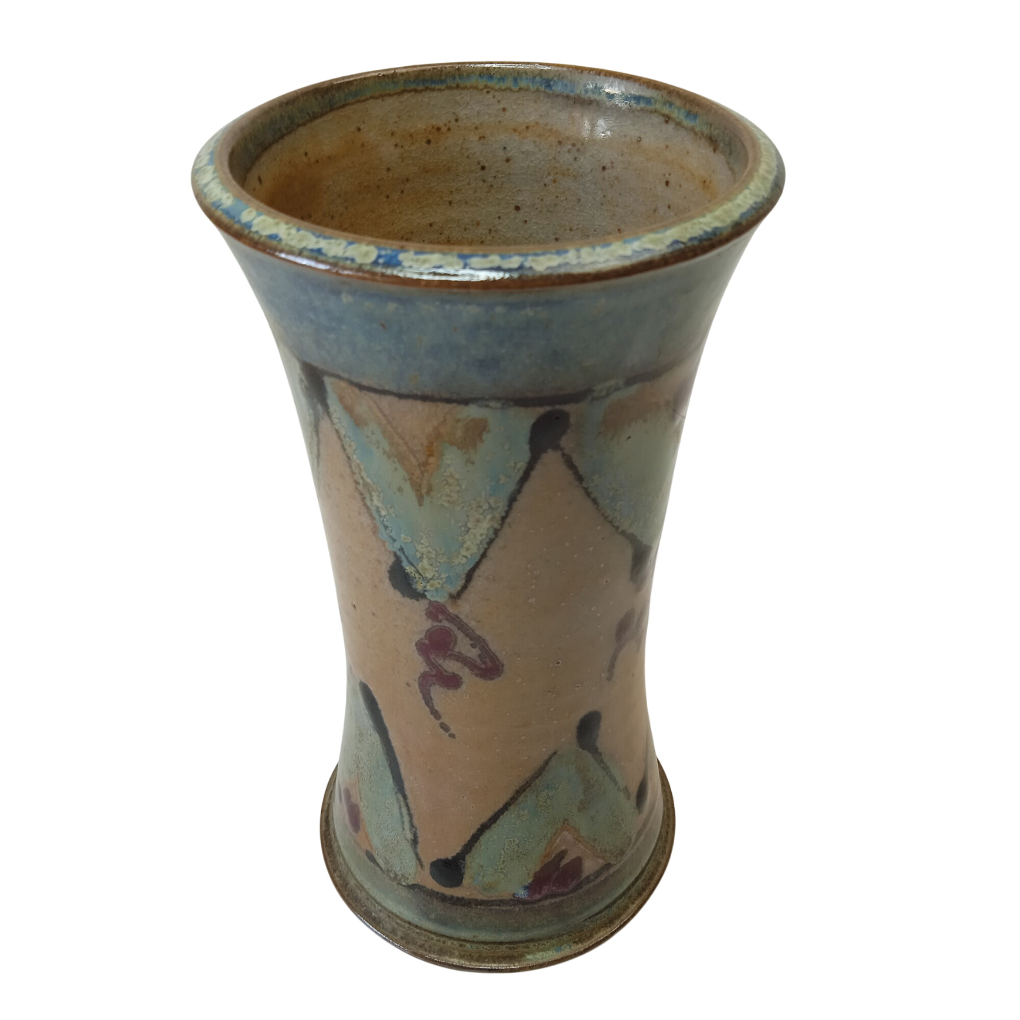 Vase en Grés émaillé signé Matour - 20,00 € Vase en Grés émaillé signé Matour reconditionné disponible sur Label Emmaüs