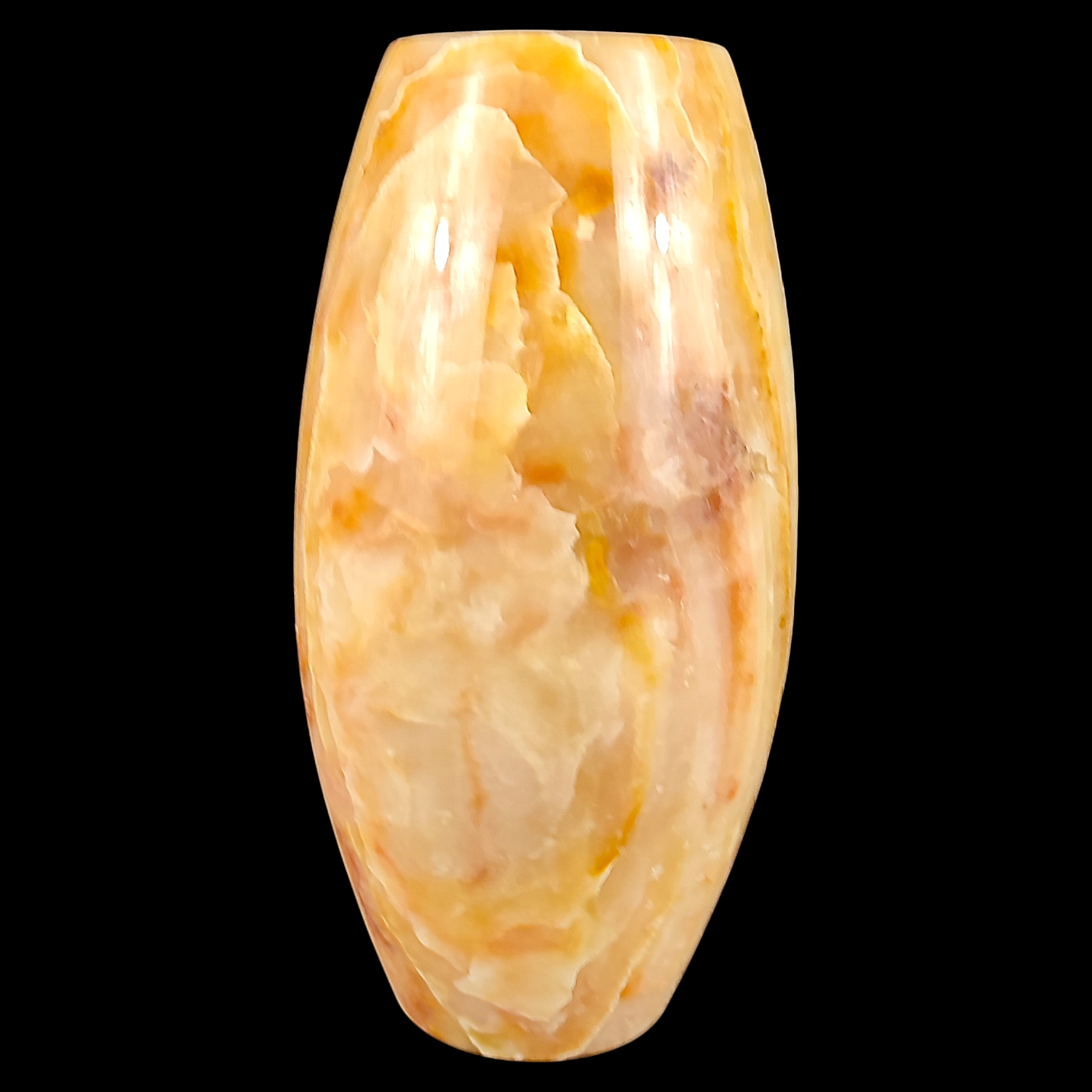 Voir photo 3 de Vase en onyx des ateliers Sayan - Turquie - attention fuite Vase en onyx des ateliers Sayan - Turquie - attention fuite État correct reconditionné photo 3