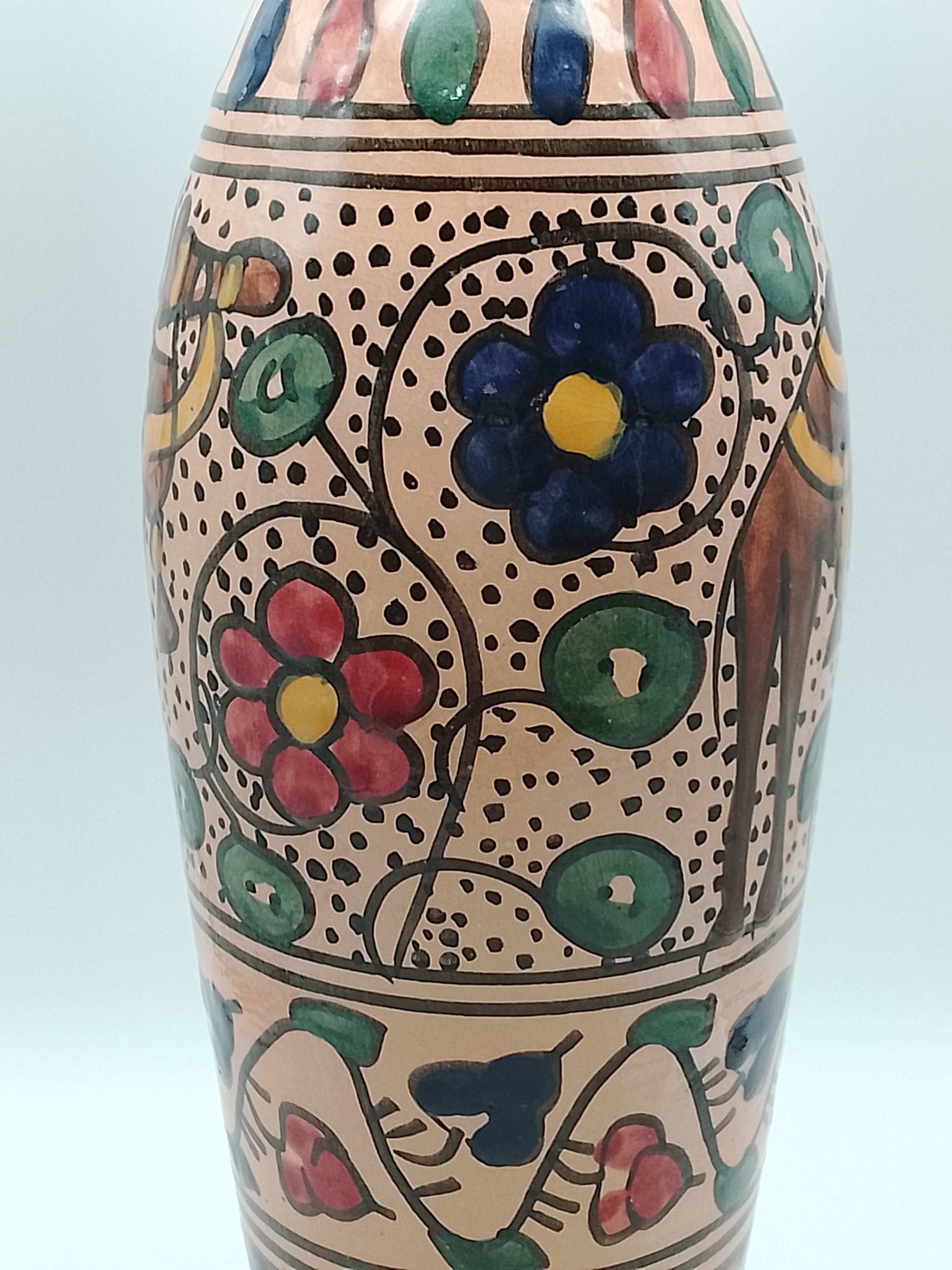Voir photo 17 de Vase en poterie émaillé - Amphore style Orientale Vase en poterie émaillé - Amphore style Orientale Très bon état reconditionné photo 17