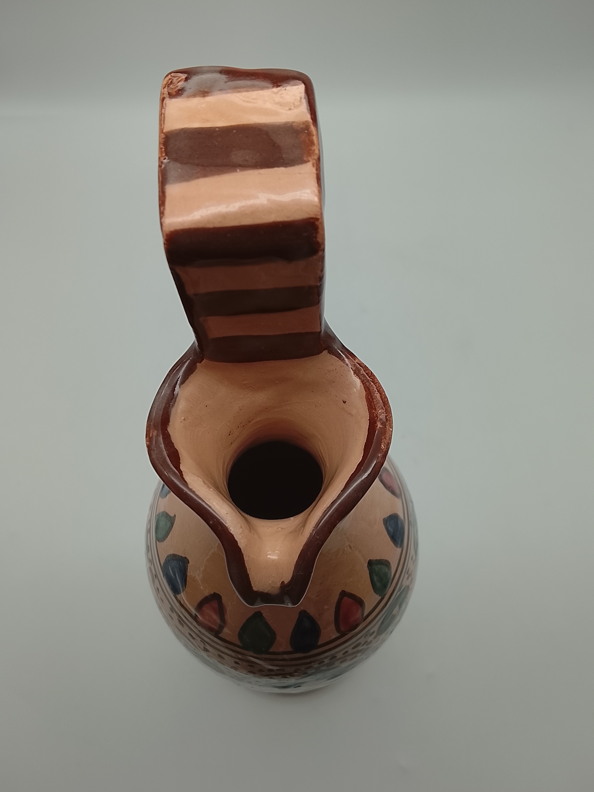 Voir photo 5 de Vase en poterie émaillé - Amphore style Orientale Vase en poterie émaillé - Amphore style Orientale Très bon état reconditionné photo 5