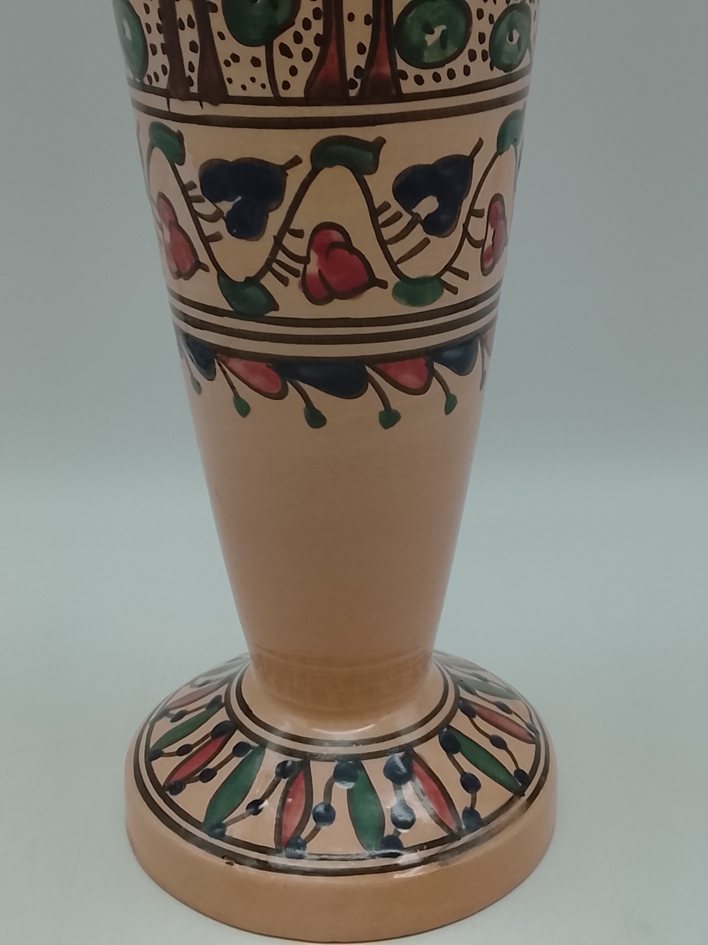 Voir photo 7 de Vase en poterie émaillé - Amphore style Orientale Vase en poterie émaillé - Amphore style Orientale Très bon état reconditionné photo 7