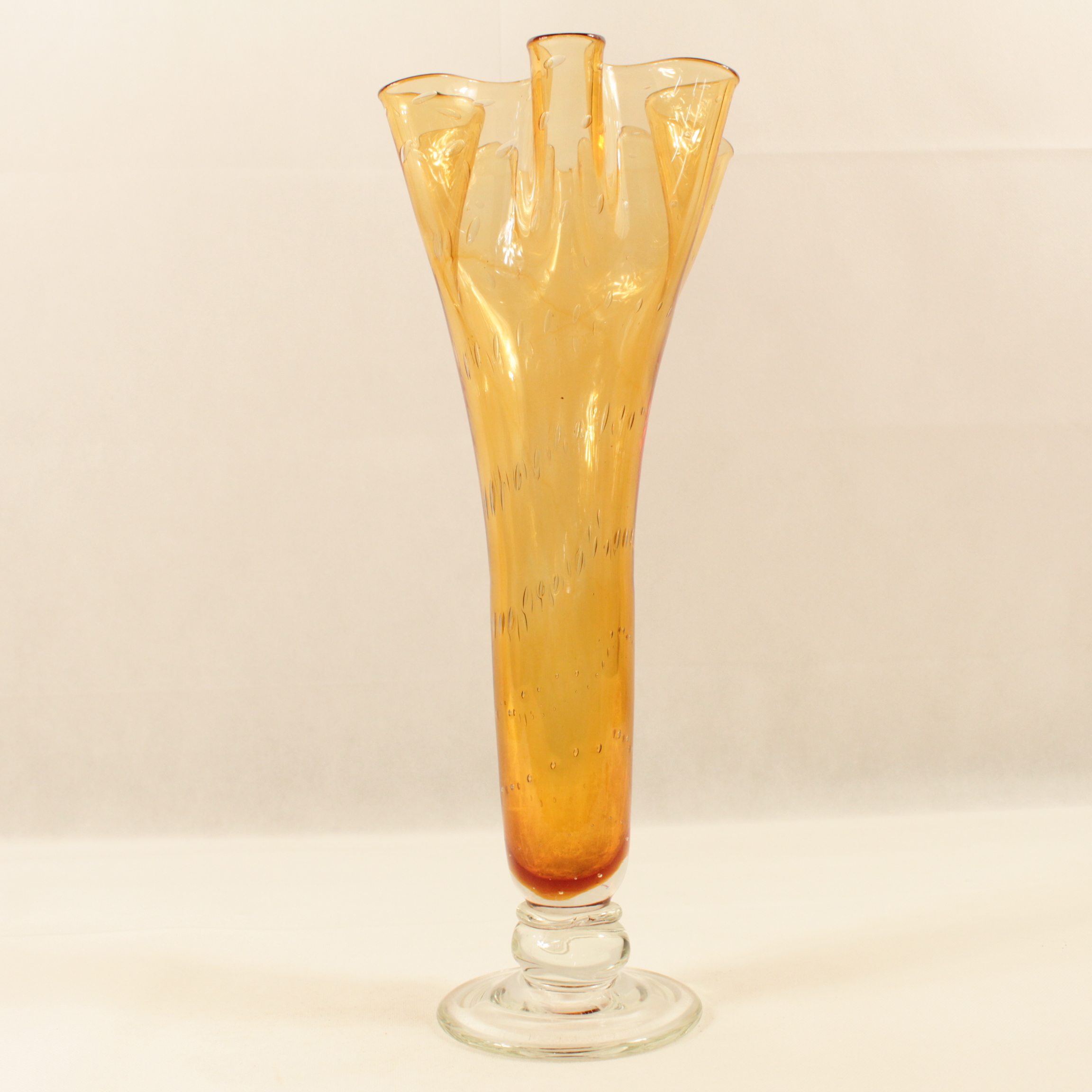 Voir photo 2 de Vase en verre - 39 cm Vase en verre - 39 cm reconditionné photo 2