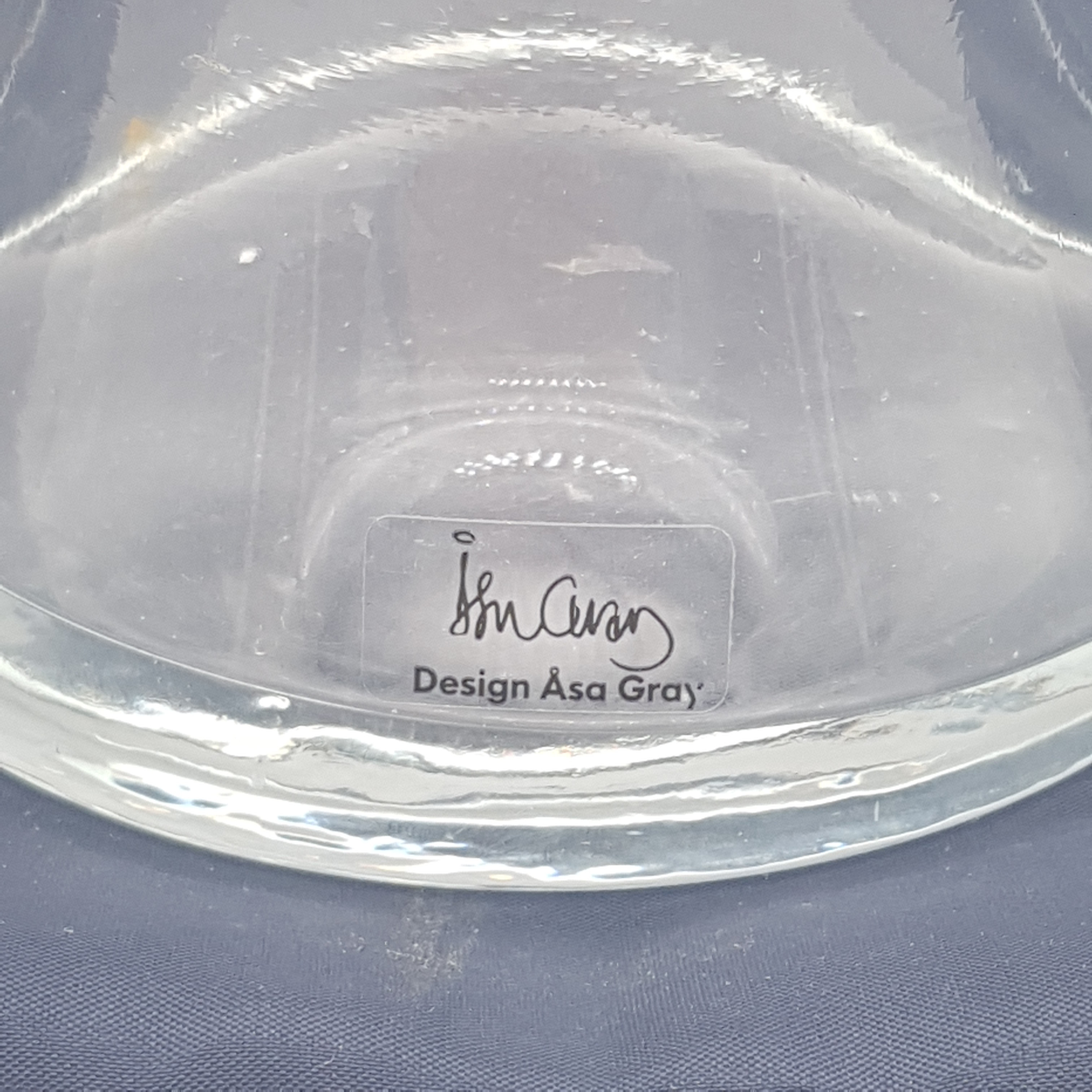 Voir photo 5 de Vase en verre Design Asa Gray Vase en verre Design Asa Gray Bon état reconditionné photo 5