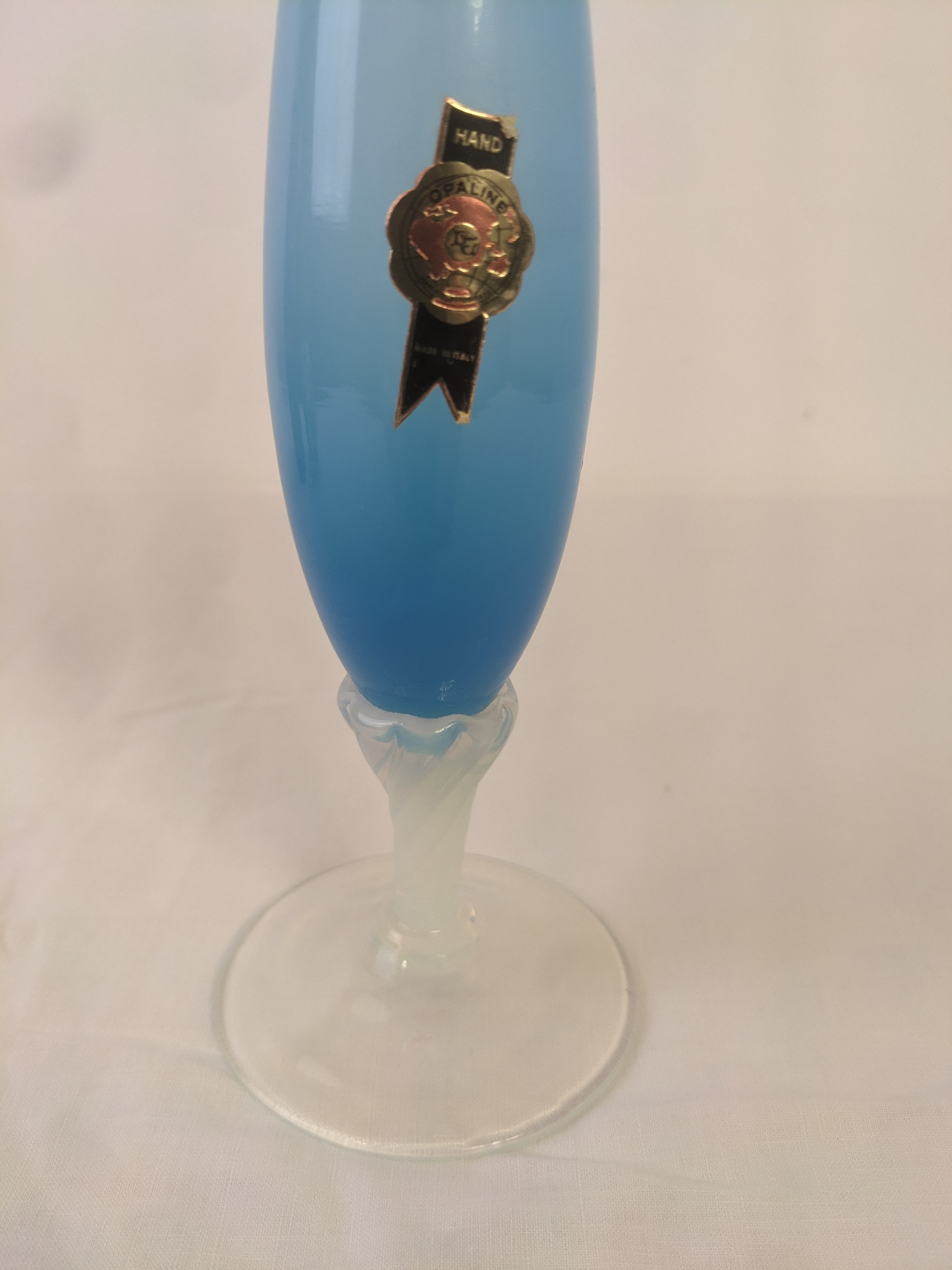 Voir photo 4 de Vase en verre opaline Vase en verre opaline Parfait état reconditionné photo 4