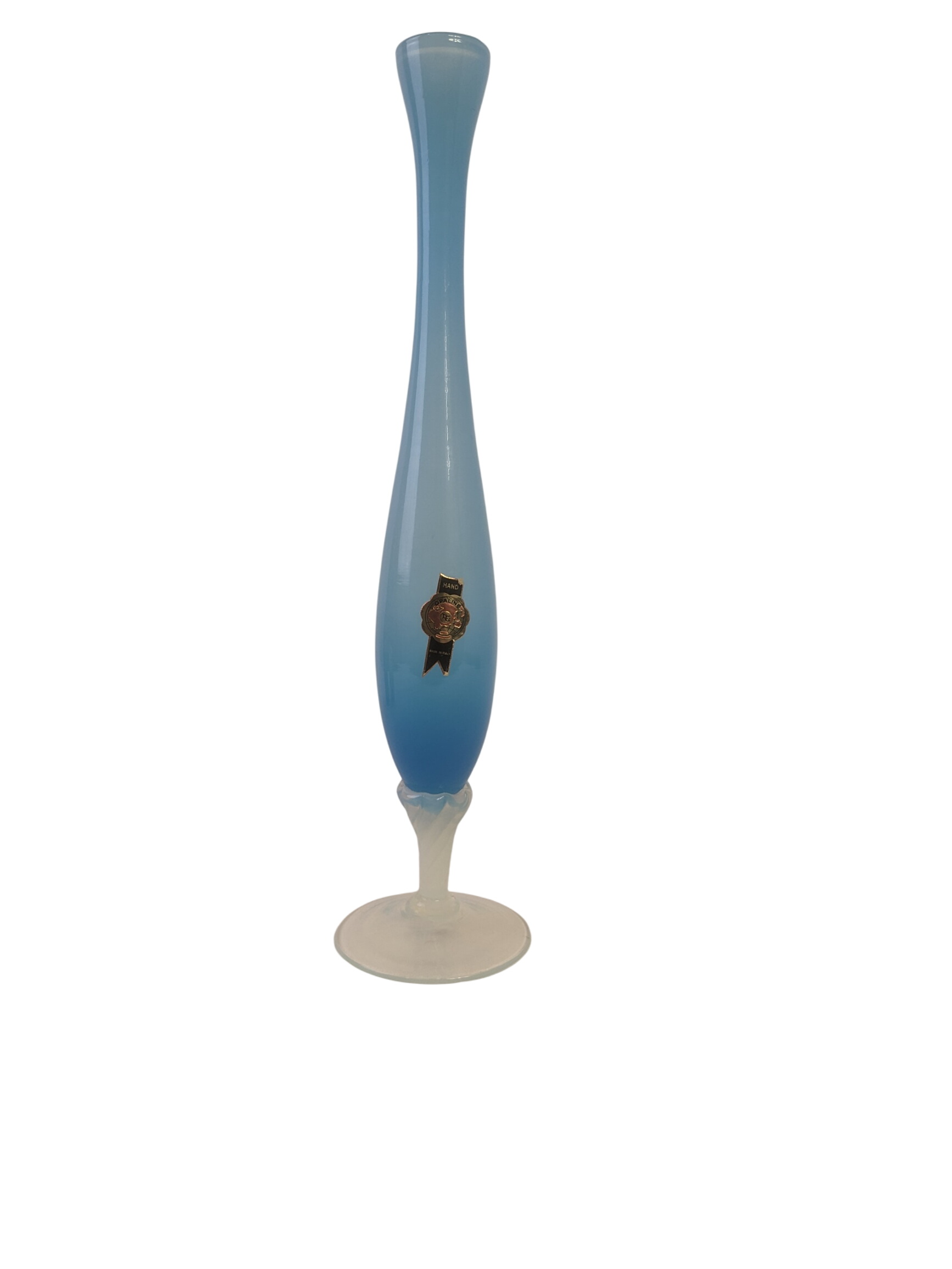 Vase en verre opaline Parfait état - 11,00 € Vase en verre opaline Parfait état reconditionné disponible sur Label Emmaüs