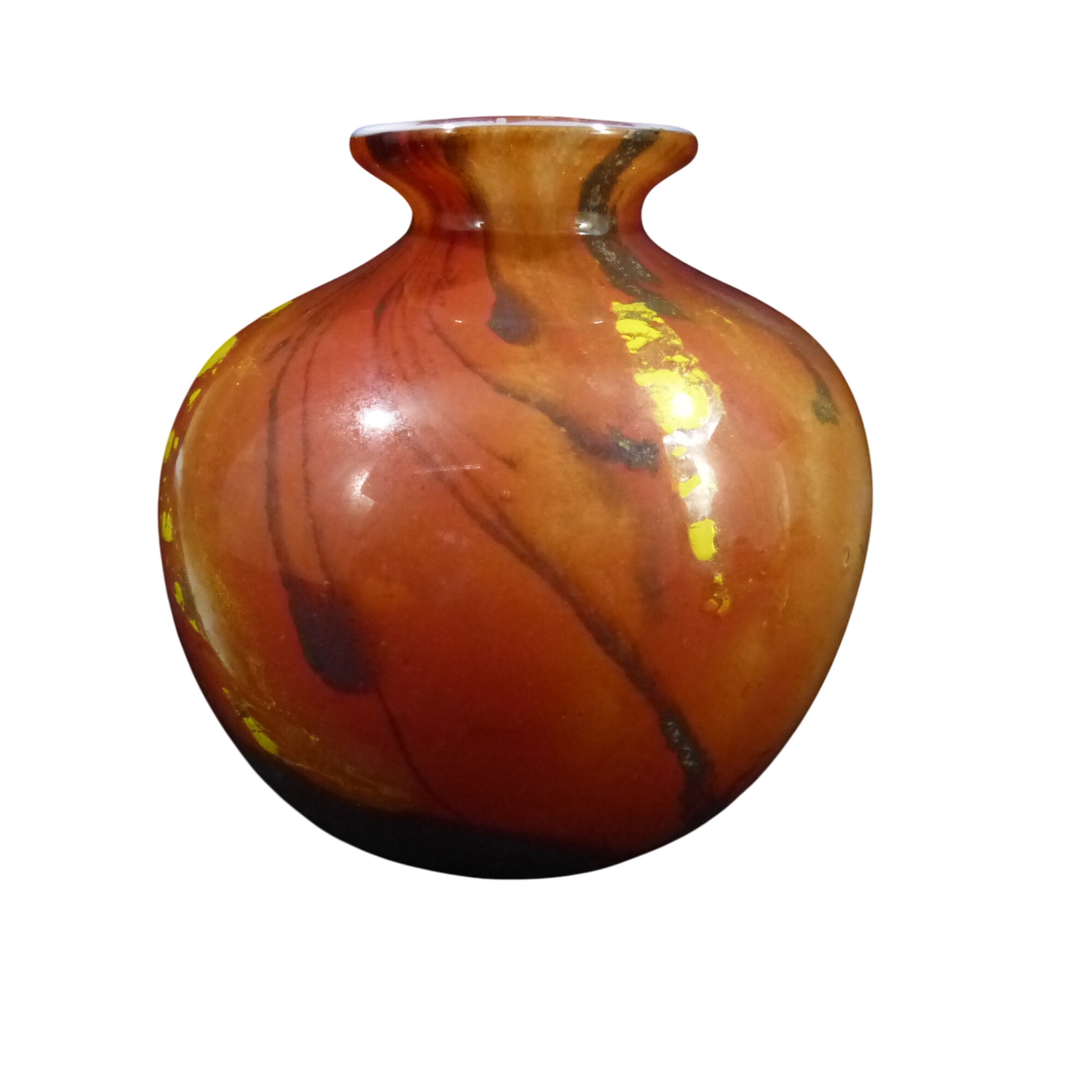 Vase en verre / Procédé à base d'argent - Verrerie de Georges Castellino Bon état - 33,60 € Vase en verre / Procédé à base d'argent - Verrerie de Georges Castellino Bon état reconditionné disponible sur Label Emmaüs