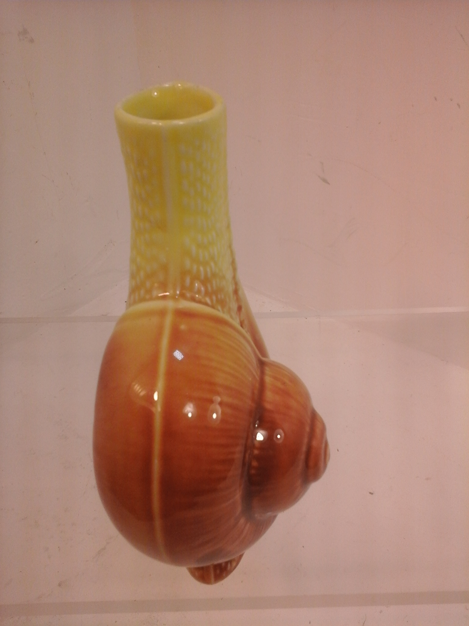 Voir photo 5 de Vase escargot ancien en barbotine Vase escargot ancien en barbotine Très bon état reconditionné photo 5