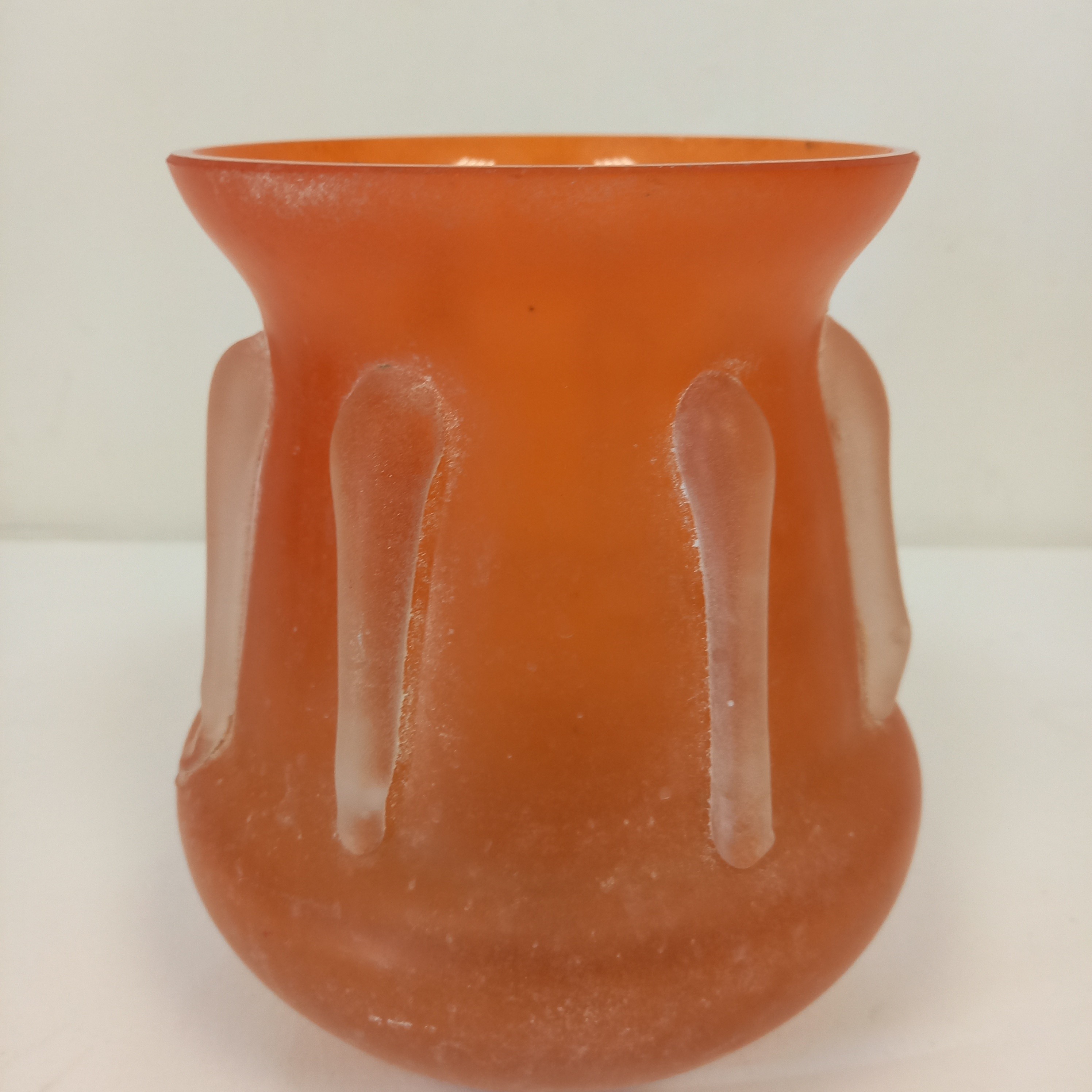 Voir photo 5 de Vase Murano Italie en verre soufflé Bouchée Vase Murano Italie en verre soufflé Bouchée Bon état reconditionné photo 5