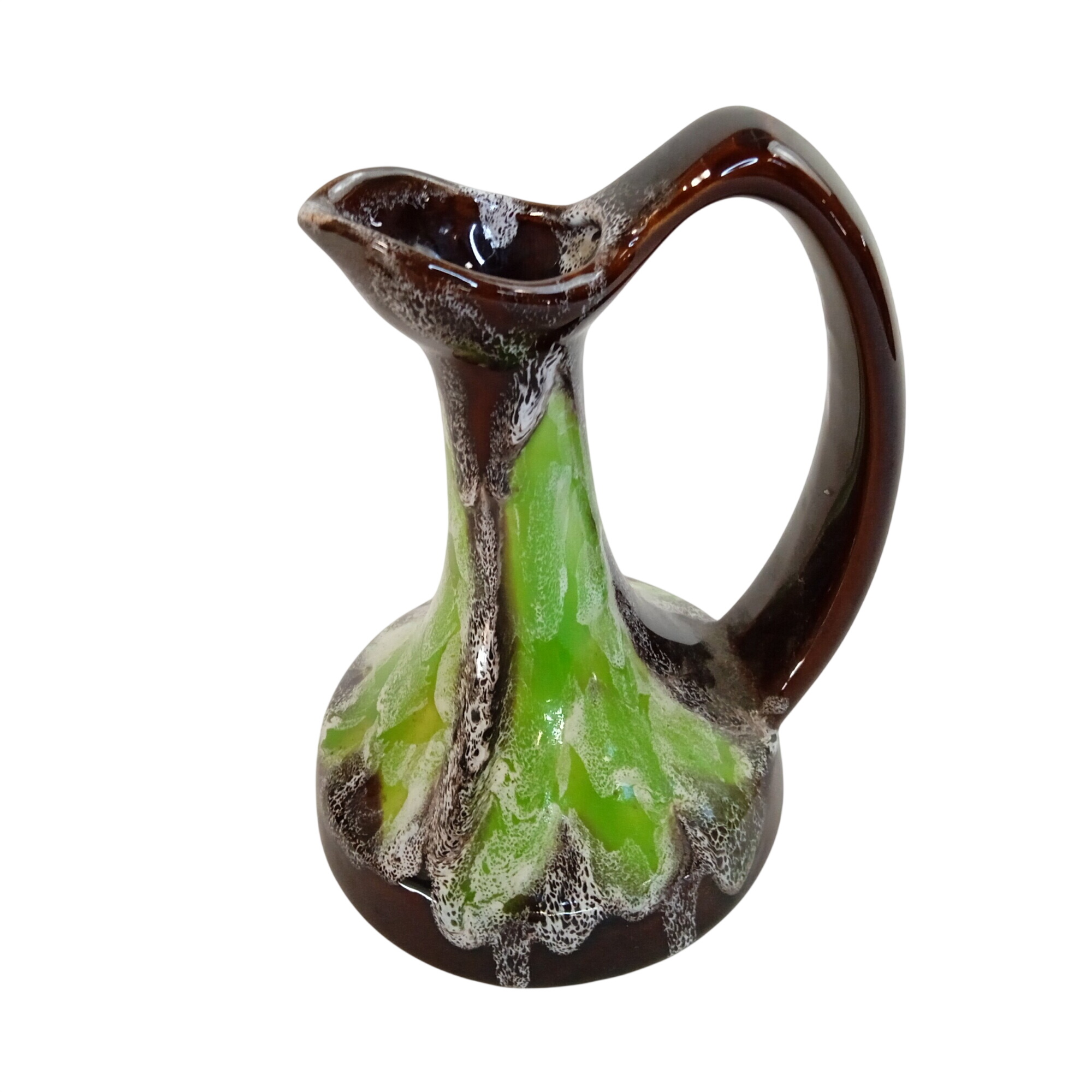 Acheter Vase pichet marron vert signé Vallauris Très bon état - 12,80 € Vase pichet marron vert signé Vallauris Très bon état reconditionné disponible sur Label Emmaüs