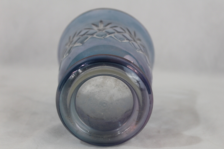 Voir photo 7 de Vase timbale style MADEMOISELLE LECORCHE 1875 laqué bleu Vase timbale style MADEMOISELLE LECORCHE 1875 laqué bleu Bon état reconditionné photo 7