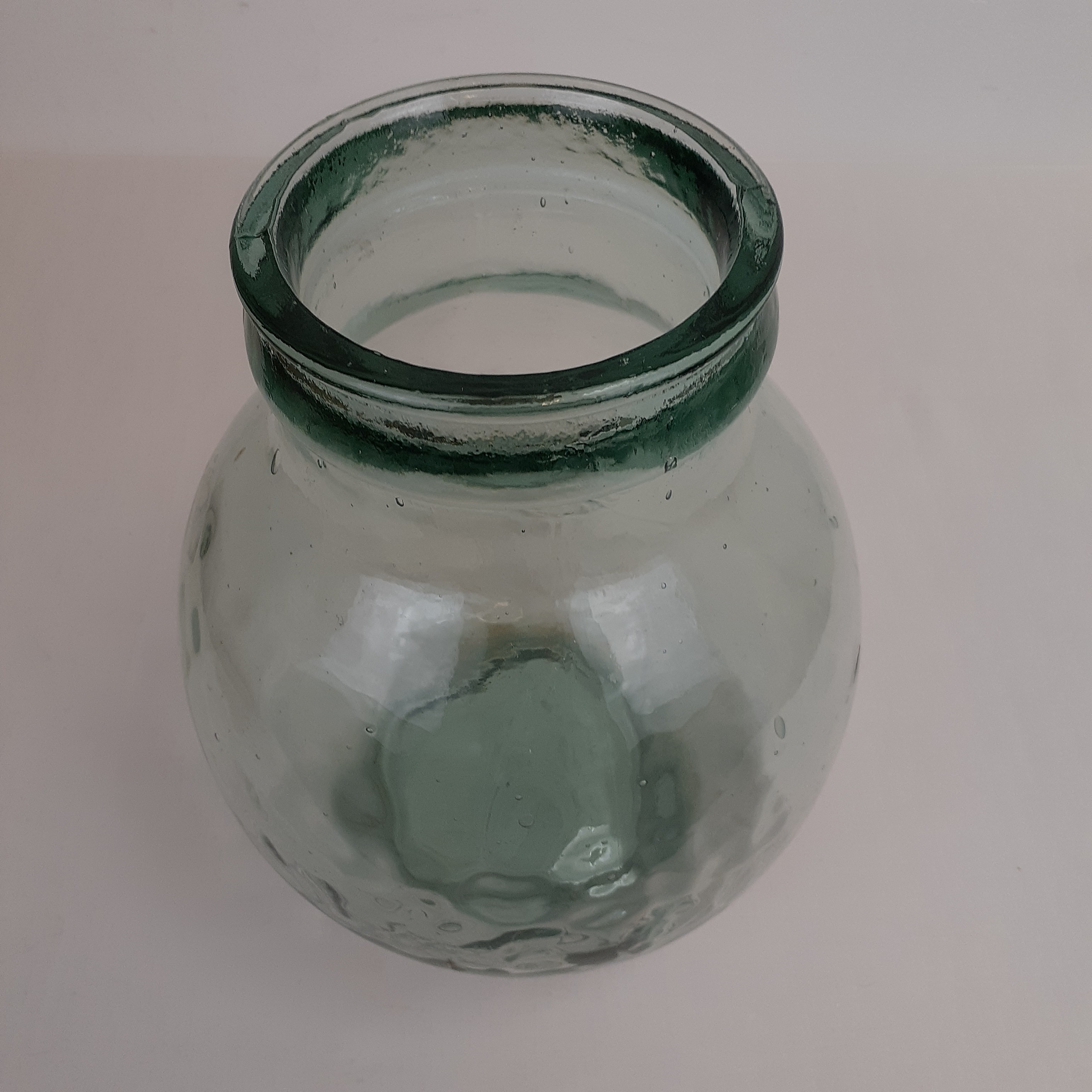 Voir photo 3 de Vase transparent - bonbonne en verre - style vintage Vase transparent - bonbonne en verre - style vintage Très bon état reconditionné photo 3