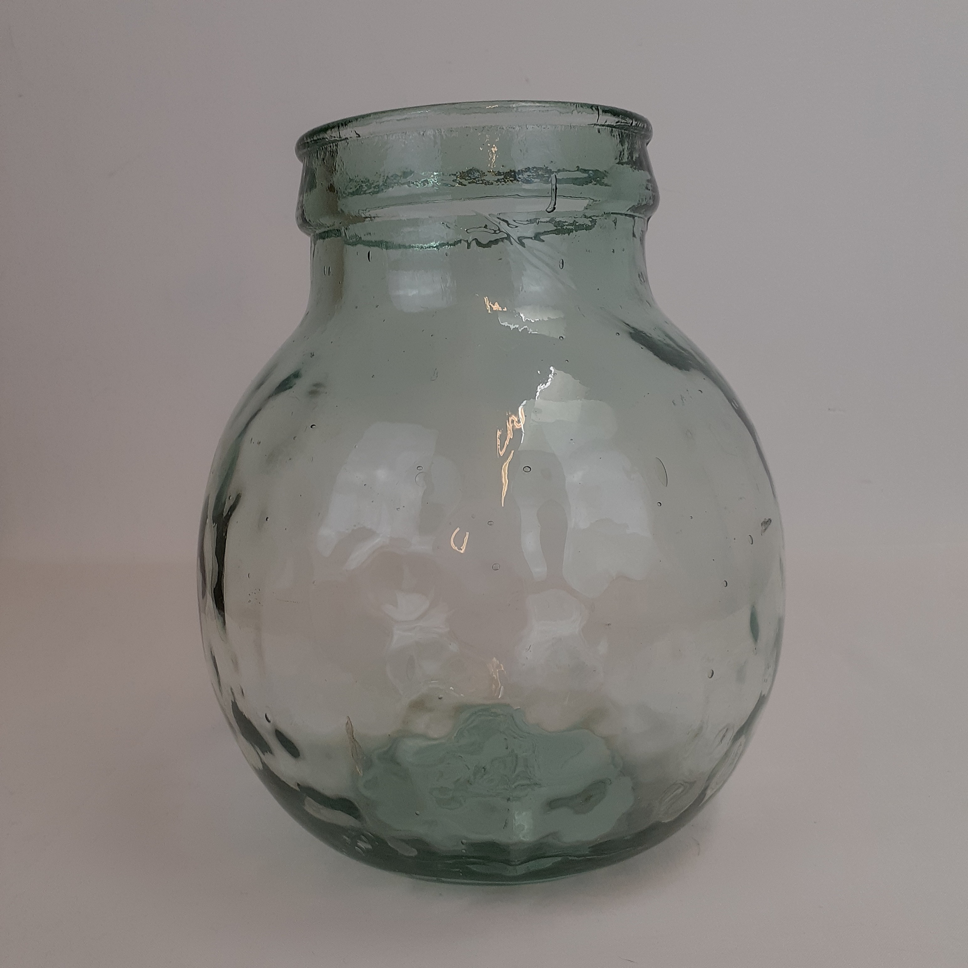 Voir photo 5 de Vase transparent - bonbonne en verre - style vintage Vase transparent - bonbonne en verre - style vintage Très bon état reconditionné photo 5