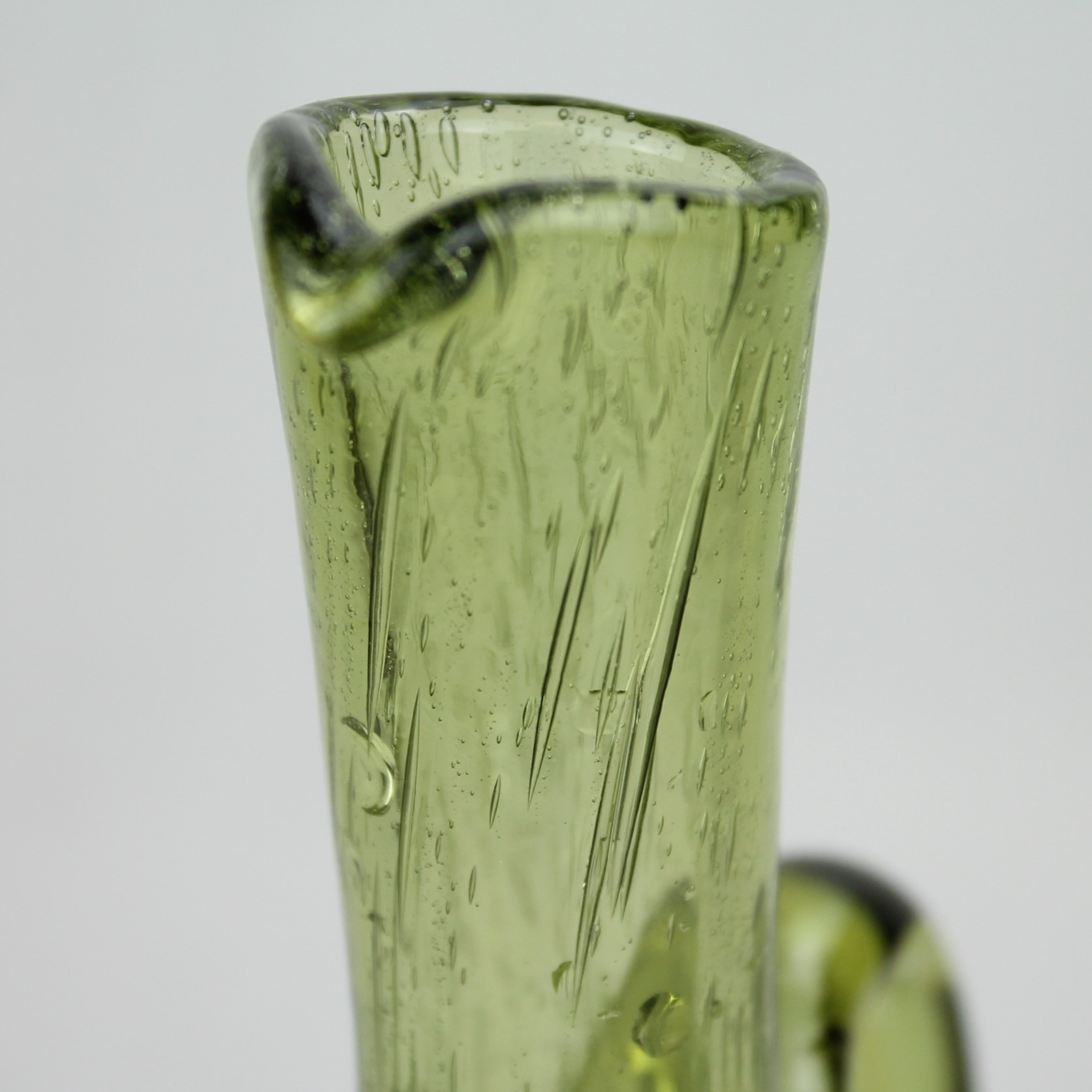 Voir photo 3 de Vase - Verre bullé, Artisanat Vase - Verre bullé, Artisanat Très bon état reconditionné photo 3