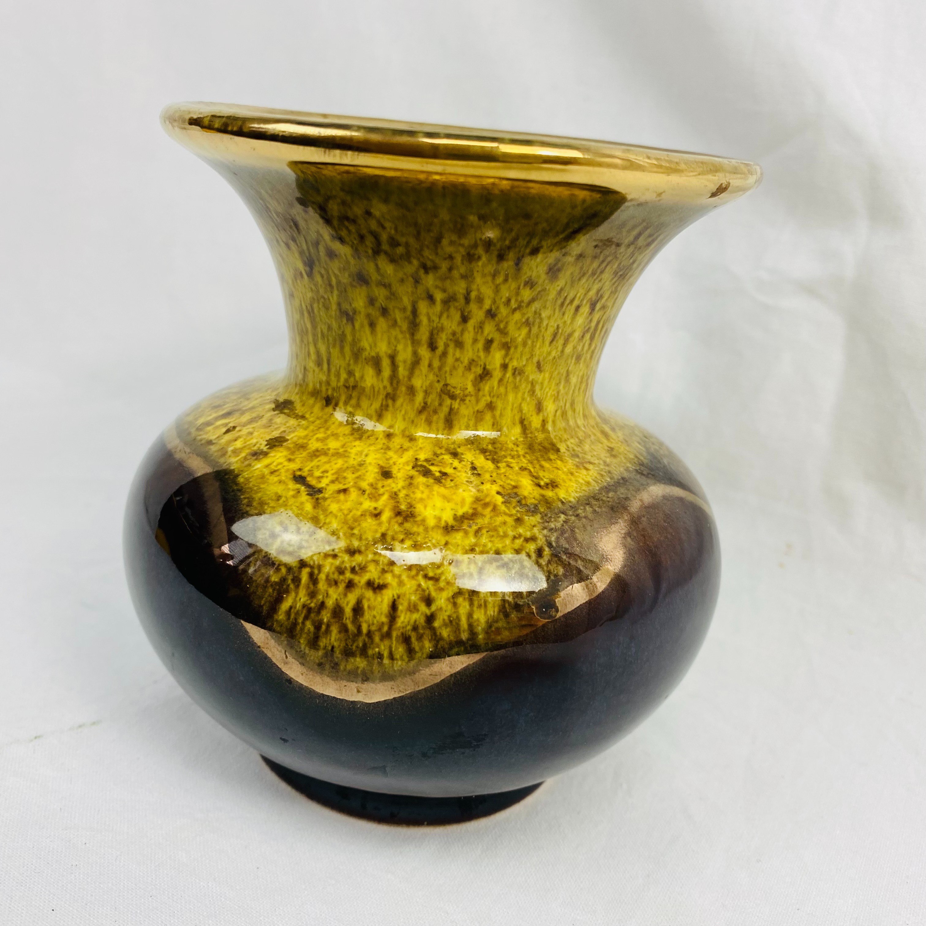 Voir photo 4 de Vase Vintage céramique West Années 50/60 Vase Vintage céramique West Années 50/60 Bon état reconditionné photo 4