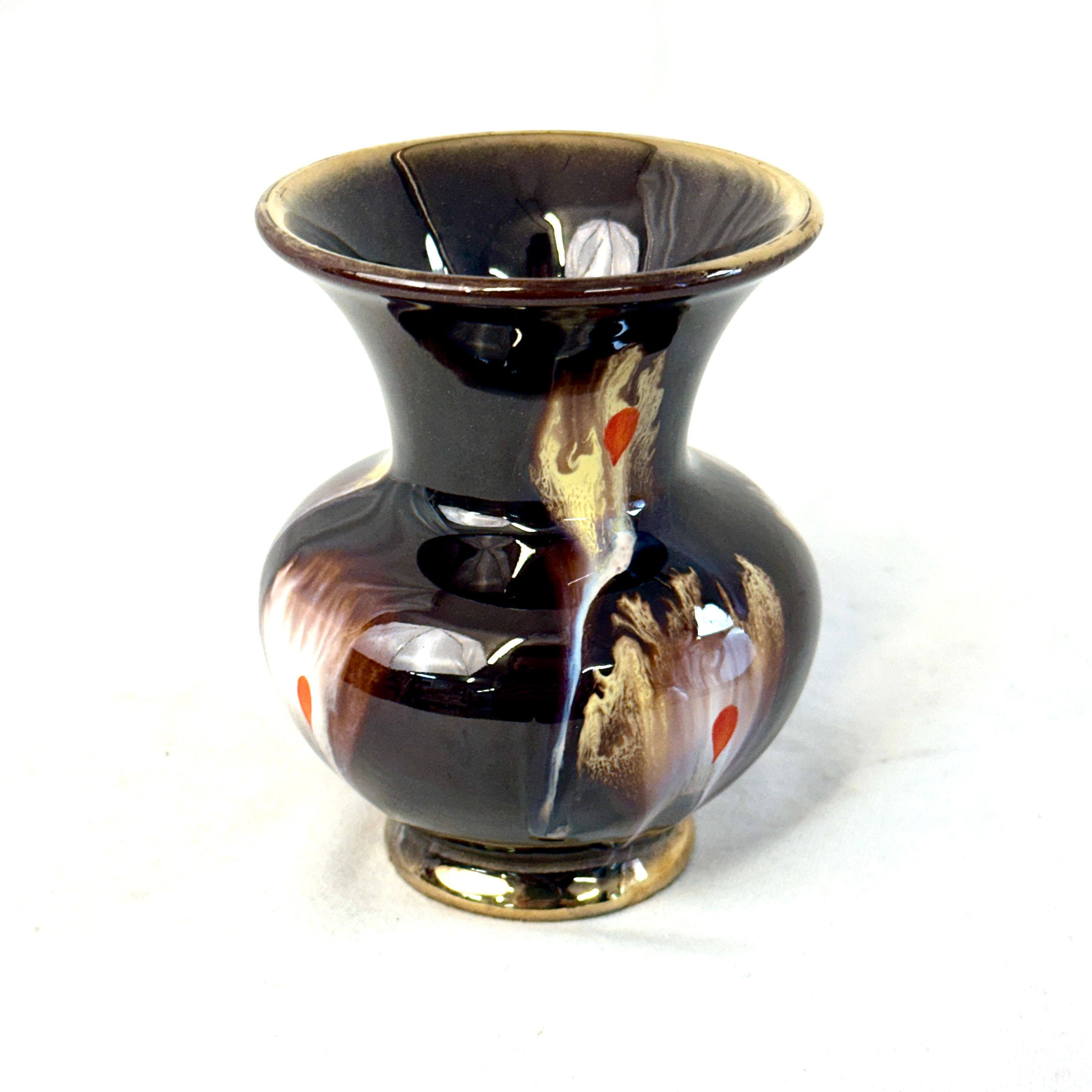 Voir photo 6 de Vase vintage en céramique décor abstrait Germany Vase vintage en céramique décor abstrait Germany Bon état reconditionné photo 6
