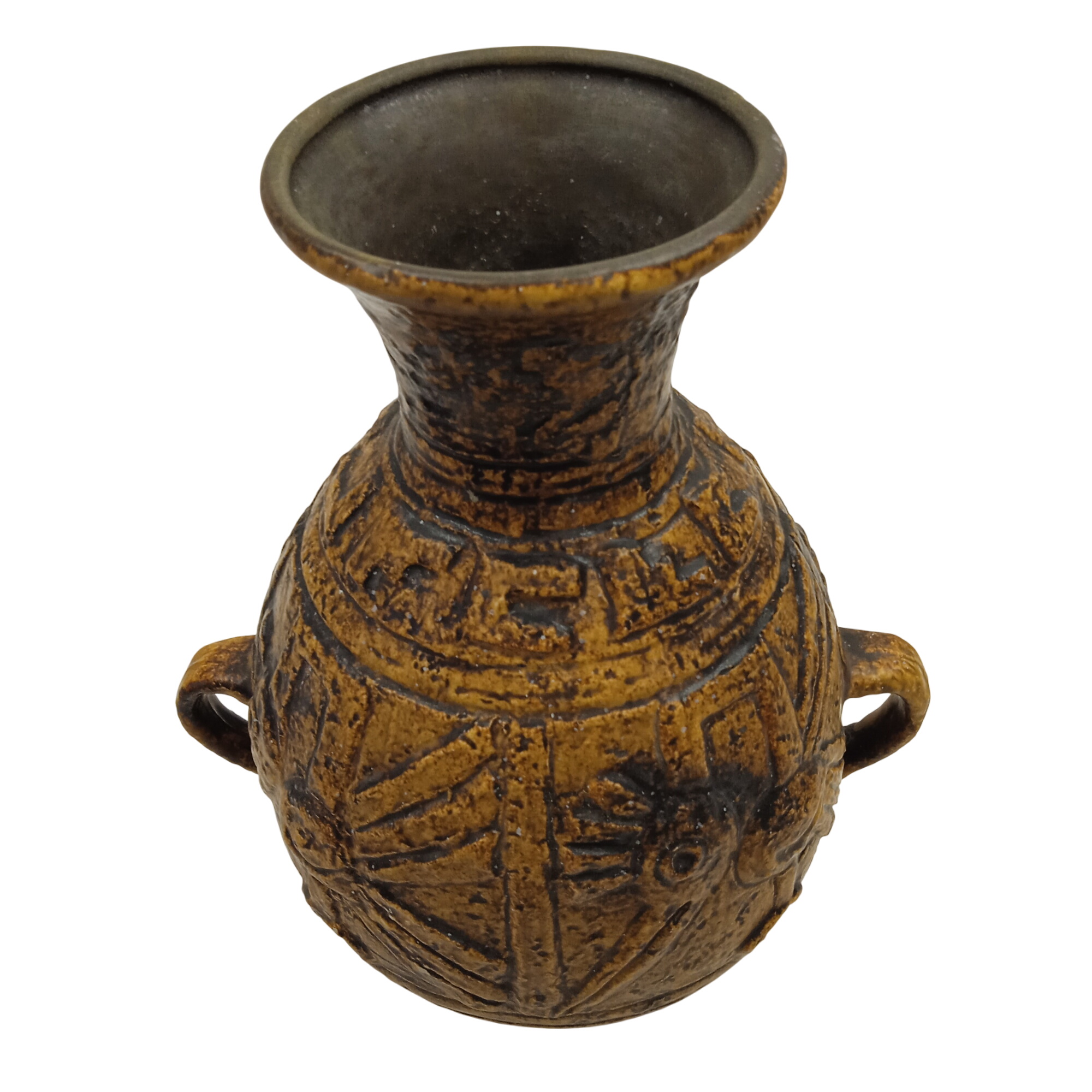 Vase Vintage en Céramique Style Aztèque de Jasba État correct - 50,00 € Vase Vintage en Céramique Style Aztèque de Jasba État correct reconditionné disponible sur Label Emmaüs