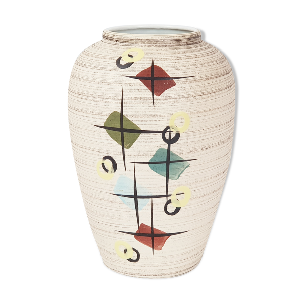 Vase West Germany 1950 vintage Bon état reconditionné (offre indisponible)