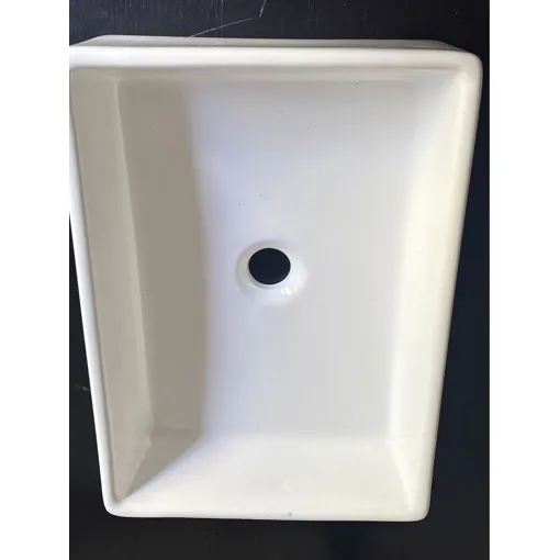 Vasque à Poser L46x H12 X P33 Cm De Couleur Blanche Bon état reconditionné disponible sur Rakuten