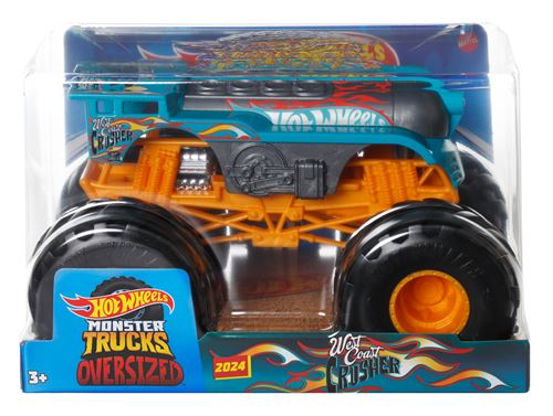 Véhicule Hot Wheels Monster Trucks 1/24 Modèle aléatoire État correct Hot Wheels reconditionné disponible sur Fnac