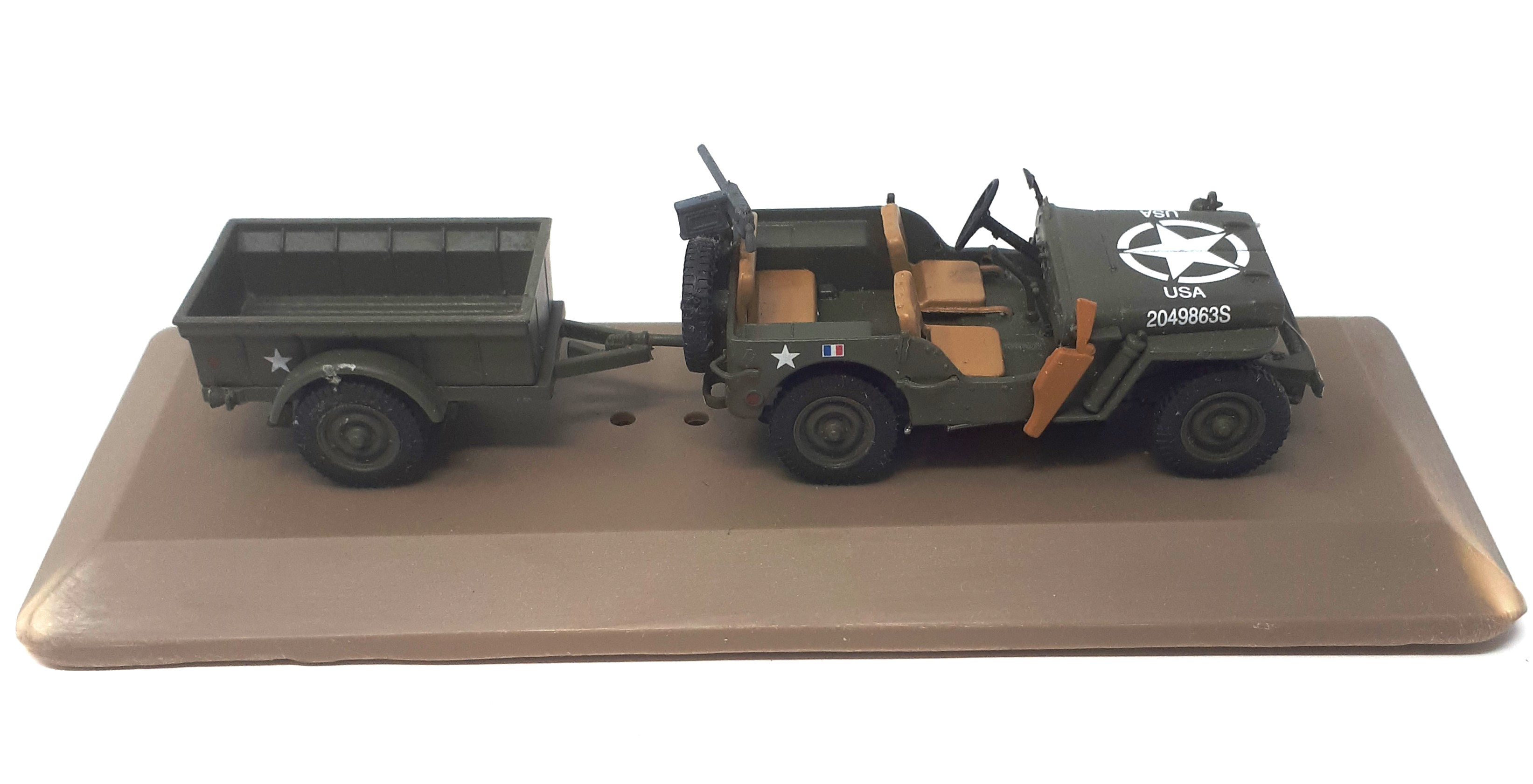 Voir photo 2 de Véhicule miniature Jeep Willys MB Véhicule miniature Jeep Willys MB État correct reconditionné photo 2