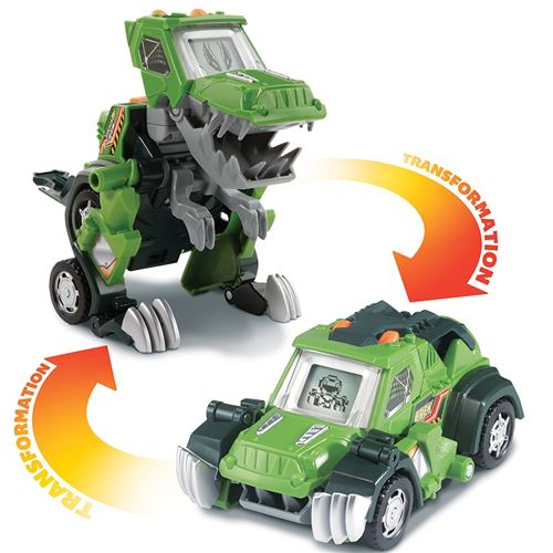 Véhicule transformable interactif Vtech Switch et Go Dinos Drex Super T-Rex Jeep État correct VTech reconditionné disponible sur Fnac