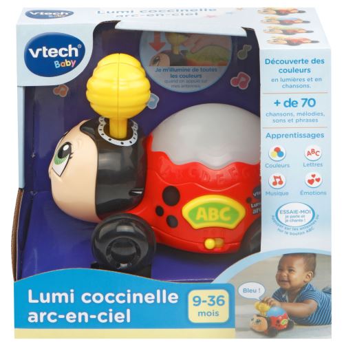 Veilleuse coccinelle arc-en-ciel Vtech baby État correct reconditionné disponible sur Fnac