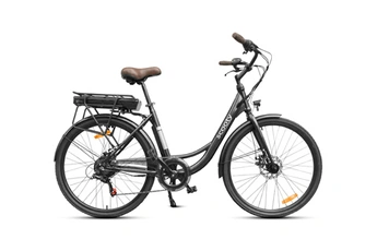 Vélo a assistance électrique CITY 26 PLUS noir adulte avec batterie amovible Très bon état N/A reconditionné disponible sur Darty