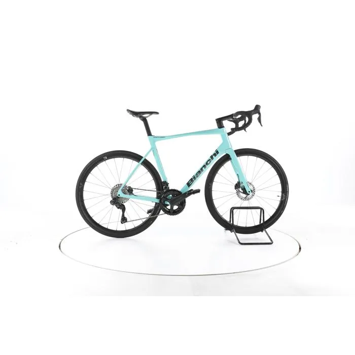 Vélo - Bianchi Specialissima Comp Ultegra Di2 - bleu - Vélo de Route - Carbon Reconditionné Reconditionné Bianchi reconditionné disponible sur Cdiscount Seconde Vie