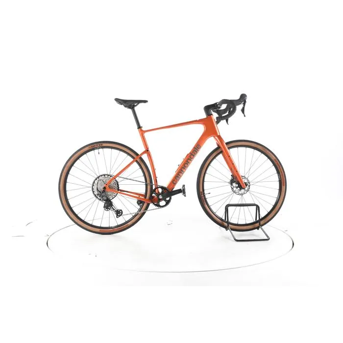 Vélo - Cannondale Topstone - orange - Vélo Gravel - Carbon Reconditionné Reconditionné Cannondale reconditionné disponible sur Cdiscount Seconde Vie