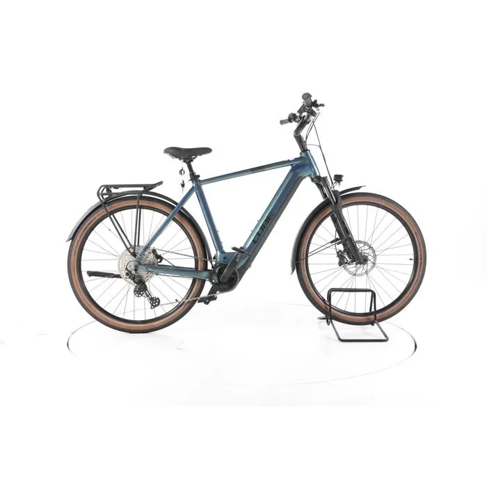 Vélo électrique - Cube Nuride Hybrid SLX Allroad - bleu - Vélo électrique de trekking - Bosch 750 Wh Reconditionné refurbished reconditionné disponible sur Cdiscount Seconde Vie