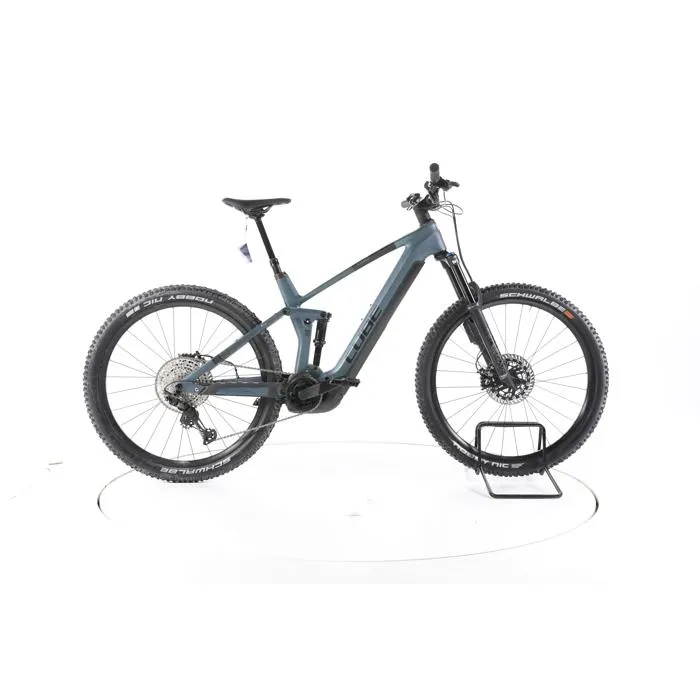 Vélo électrique - Cube Stereo Hybrid 140 HPC ABS - bleu - VTT électrique tout suspendu - Bosch 750 Wh Reconditionné Reconditionné N/A reconditionné disponible sur Cdiscount Seconde Vie