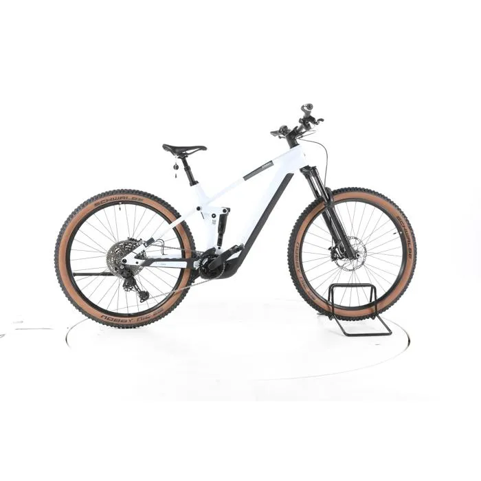 Vélo électrique - Cube Stereo Hybrid 140 HPC Pro - blanc - VTT électrique tout suspendu - Bosch 750 Wh Reconditionné Reconditionné N/A reconditionné disponible sur Cdiscount Seconde Vie