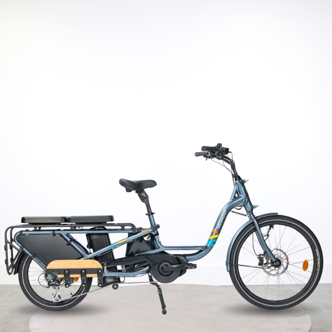 Vélo longtail électrique Neomouv Opia LT Neomouv reconditionné disponible sur Loewi