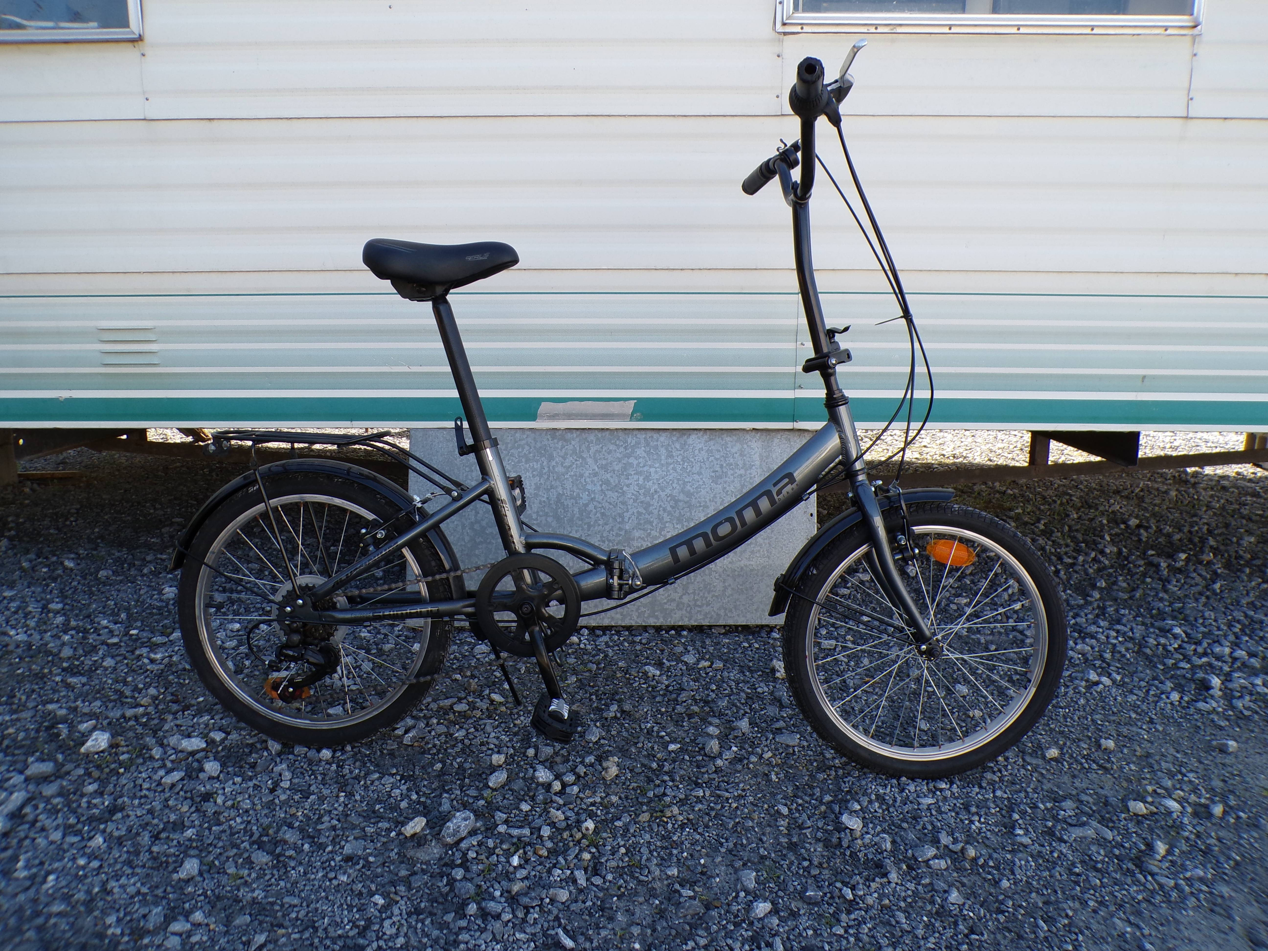 Voir photo 8 de Vélo pliant adulte comme neuf Moma noir Vélo pliant adulte comme neuf Moma noir Parfait état reconditionné photo 8