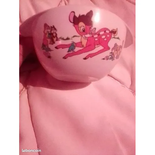 Vendre Bol Bambi Melamine Marque Plastorex Made In France Walt Disney Bon état reconditionné disponible sur Rakuten