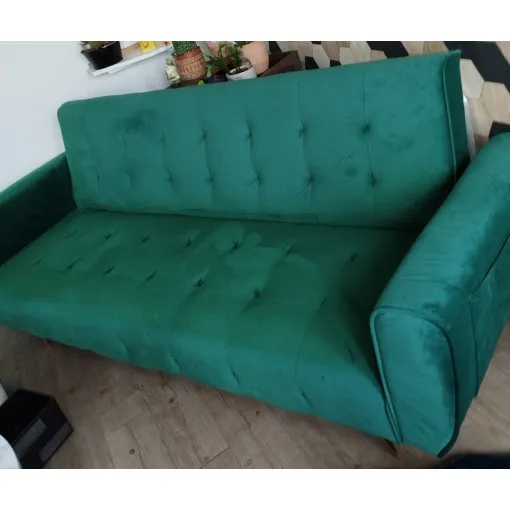 Vente D'un Canapé Vet Velours État Neuf Clic Clac Petite Poches De Chaque Côté Une Assise Confortable De 50cm Bon état - 160,00 € Vente D'un Canapé Vet Velours État Neuf Clic Clac Petite Poches De Chaque Côté Une Assise Confortable De 50cm Bon état reconditionné disponible sur Rakuten