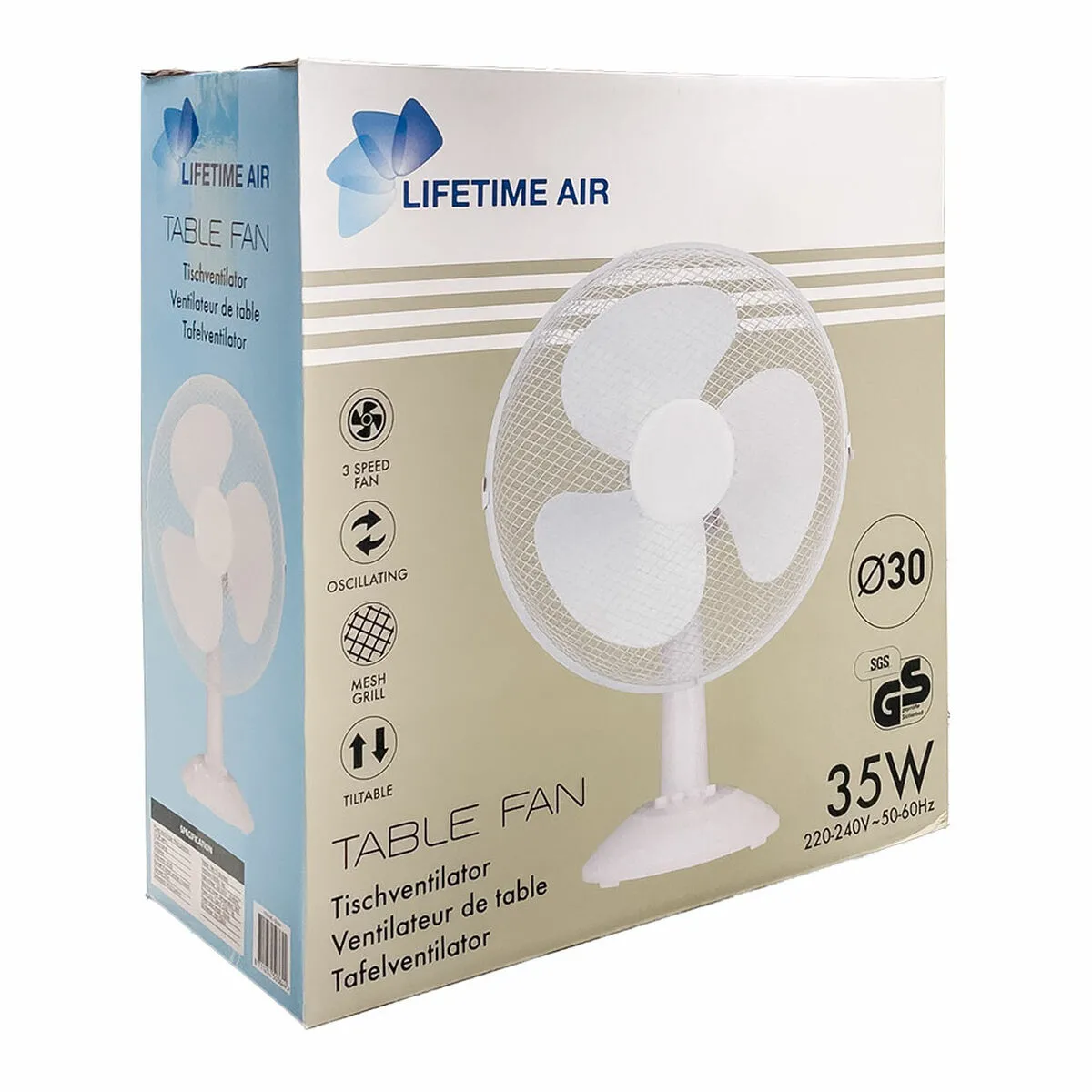 Ventilateur de Bureau Lifetime Blanc 35 W 34 x 23,5 x 46 cm Reconditionné - 45,95 € Ventilateur de Bureau Lifetime Blanc 35 W 34 x 23,5 x 46 cm Reconditionné N/A reconditionné disponible sur Rue du Commerce Seconde Vie | Dero