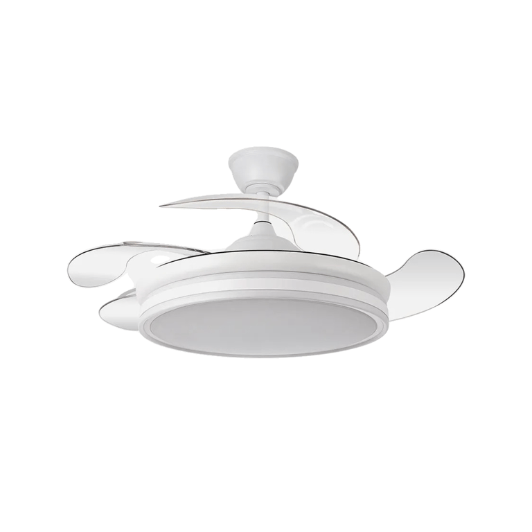 Ventilateur de plafond Fabrilamp bayomo 59W blanc - Très bon état Très bon état reconditionné photo 2 | Dero