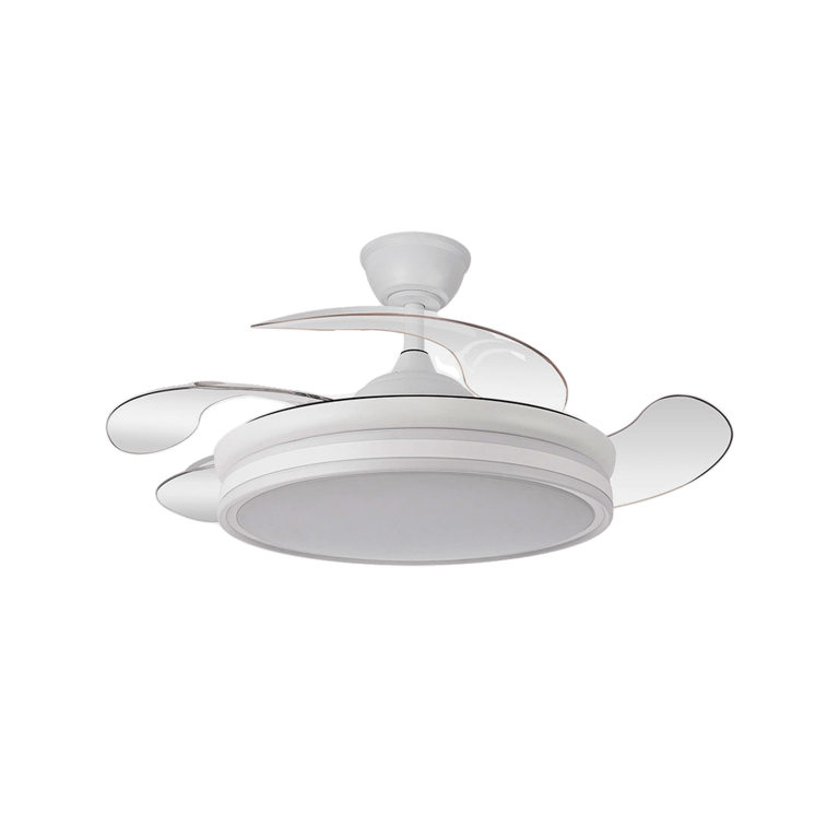 Ventilateur de plafond Fabrilamp bayomo 59W blanc - Très bon état Très bon état reconditionné disponible sur Pixmania | Dero
