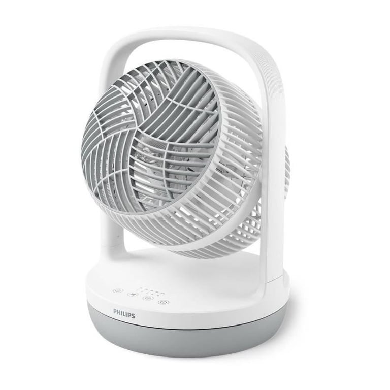 Ventilateur de table Philips 2000 Series CX2050/00 Gris 738 m³/h SilentWings 3 vitesses 23–40 dB Minuterie - Bon état Bon état Philips reconditionné disponible sur Pixmania