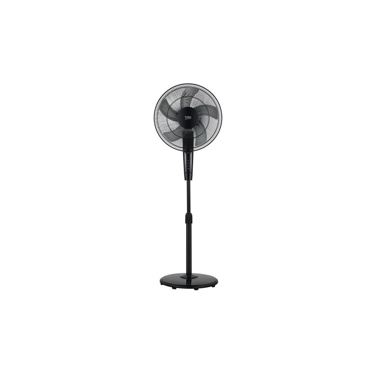 Ventilateur sur pied Beko EFS5100B 40 cm 5 pales 45 W 3 vitesses oscillation noire - Excellent état Parfait état Beko reconditionné disponible sur Pixmania