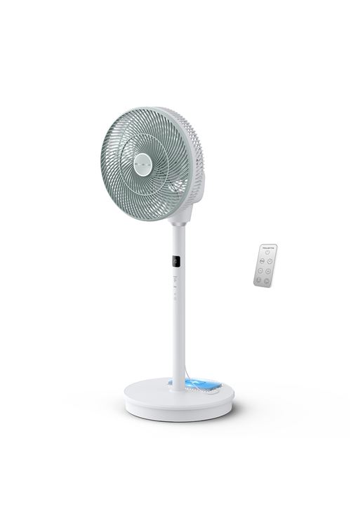 Ventilateur sur pied Rowenta Turbo Silence Compact 3D Nomad QV5050F0 Blanc État correct Rowenta reconditionné disponible sur Fnac