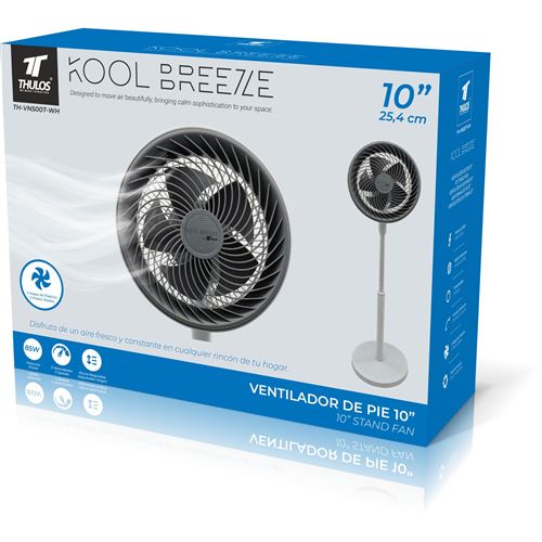 Ventilateur sur pied Thulos TH VN 5007 WH Blanc État correct - 34,99 € Ventilateur sur pied Thulos TH VN 5007 WH Blanc État correct reconditionné disponible sur Fnac