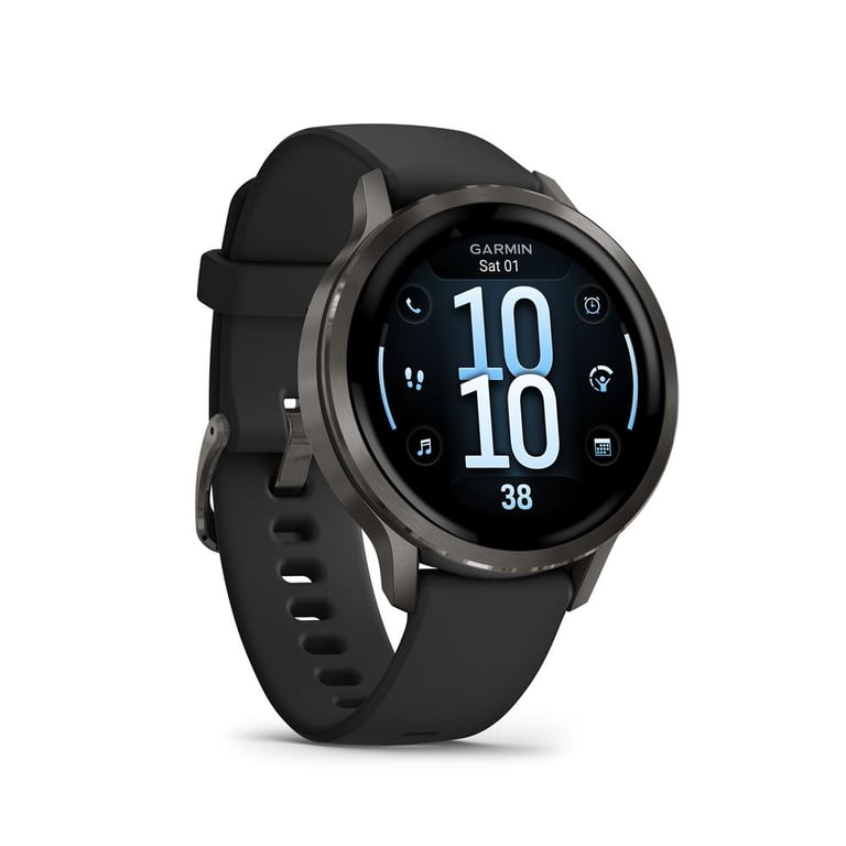 Venu 4 - Montre connectée 41 mm, GPS intégré en Acier et Silicone - Noir - Très bon état Très bon état Garmin reconditionné disponible sur Pixmania | Dero
