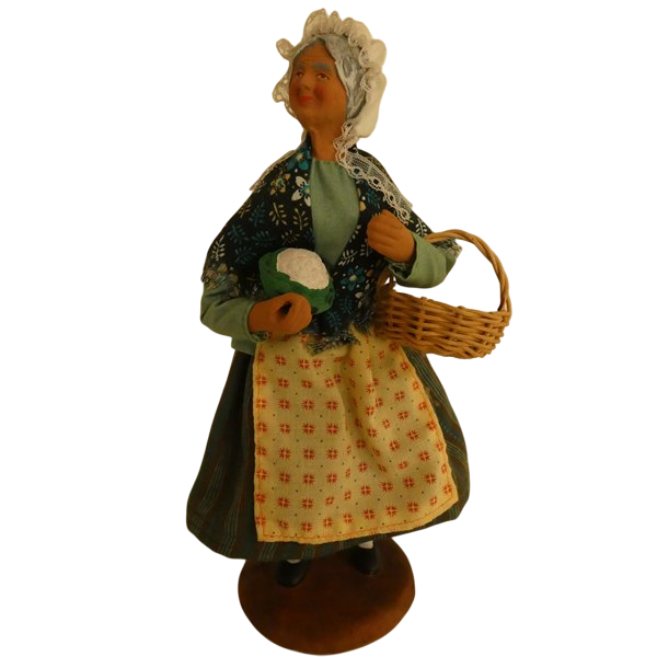 Acheter Véritable santon de Provence non-signé : Retour du marché : 26 cm Bon état - 10,00 € Véritable santon de Provence non-signé : Retour du marché : 26 cm Bon état reconditionné disponible sur Label Emmaüs