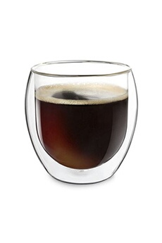 Verre à double paroi - Feelino by DUOS Jumbo - Set de 4 - Pour expresso & thé - 310 ml Bon état Klarstein reconditionné disponible sur Darty